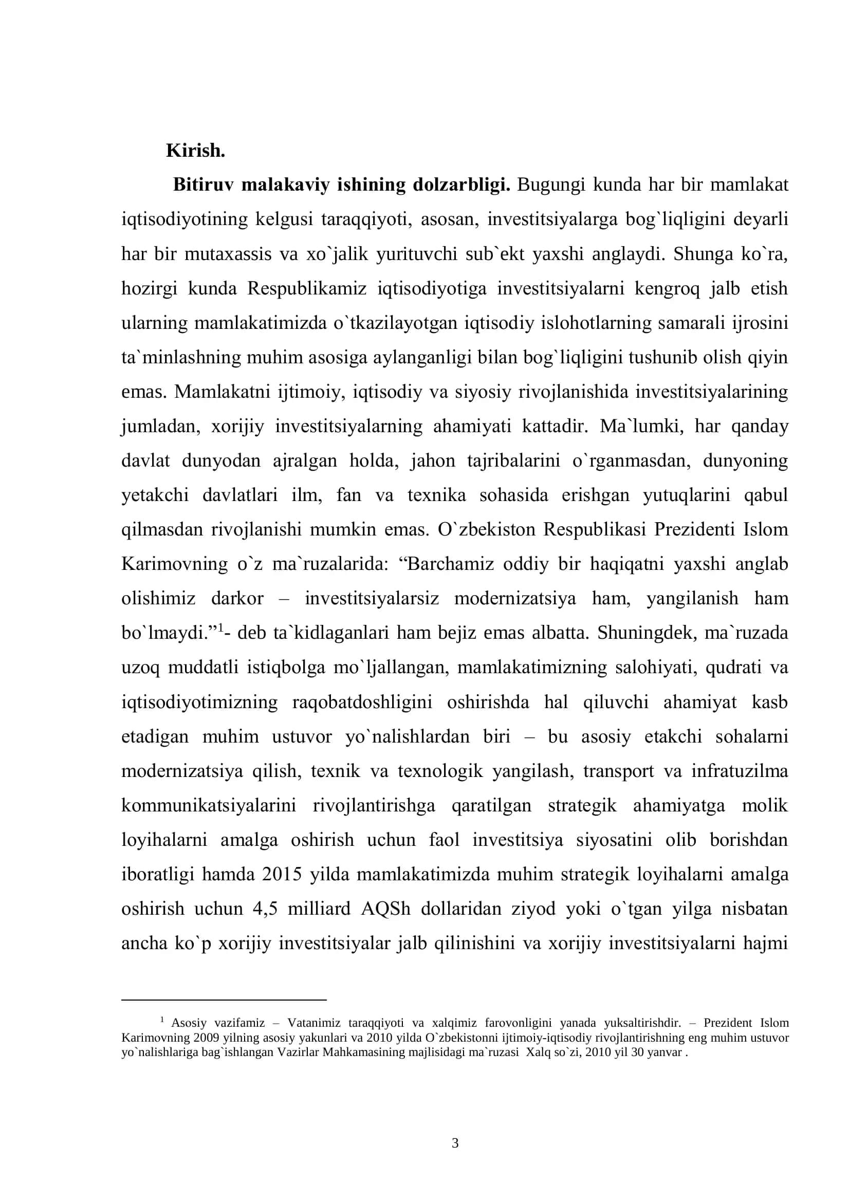 Iqtisodiyotni rivоjlantirishda investitsion jarayonlarning afzalliklari 3