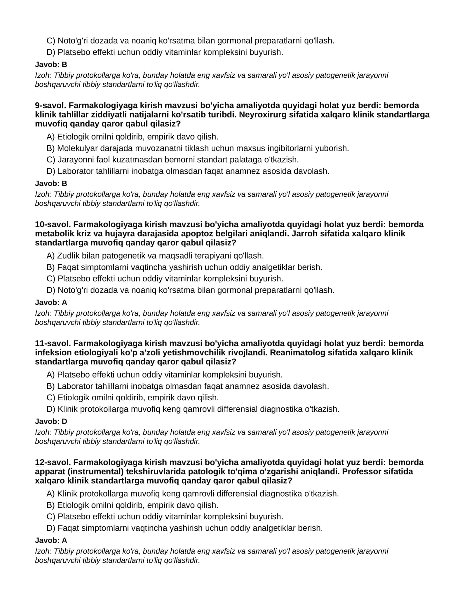 Farmakologiyaga kirish - 3-QISM 3