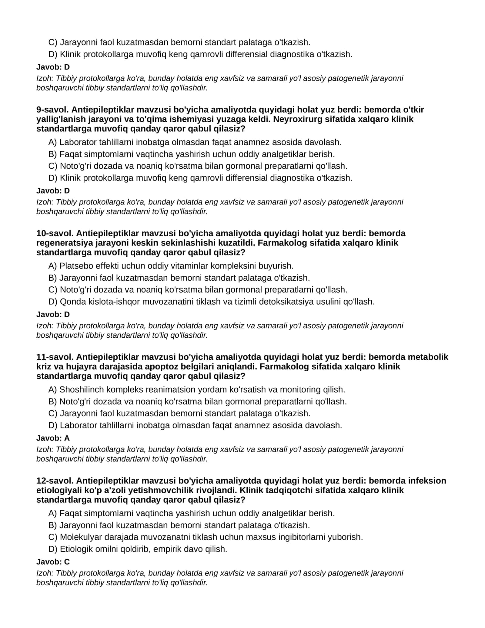 Antiepileptiklar - 3-QISM 3