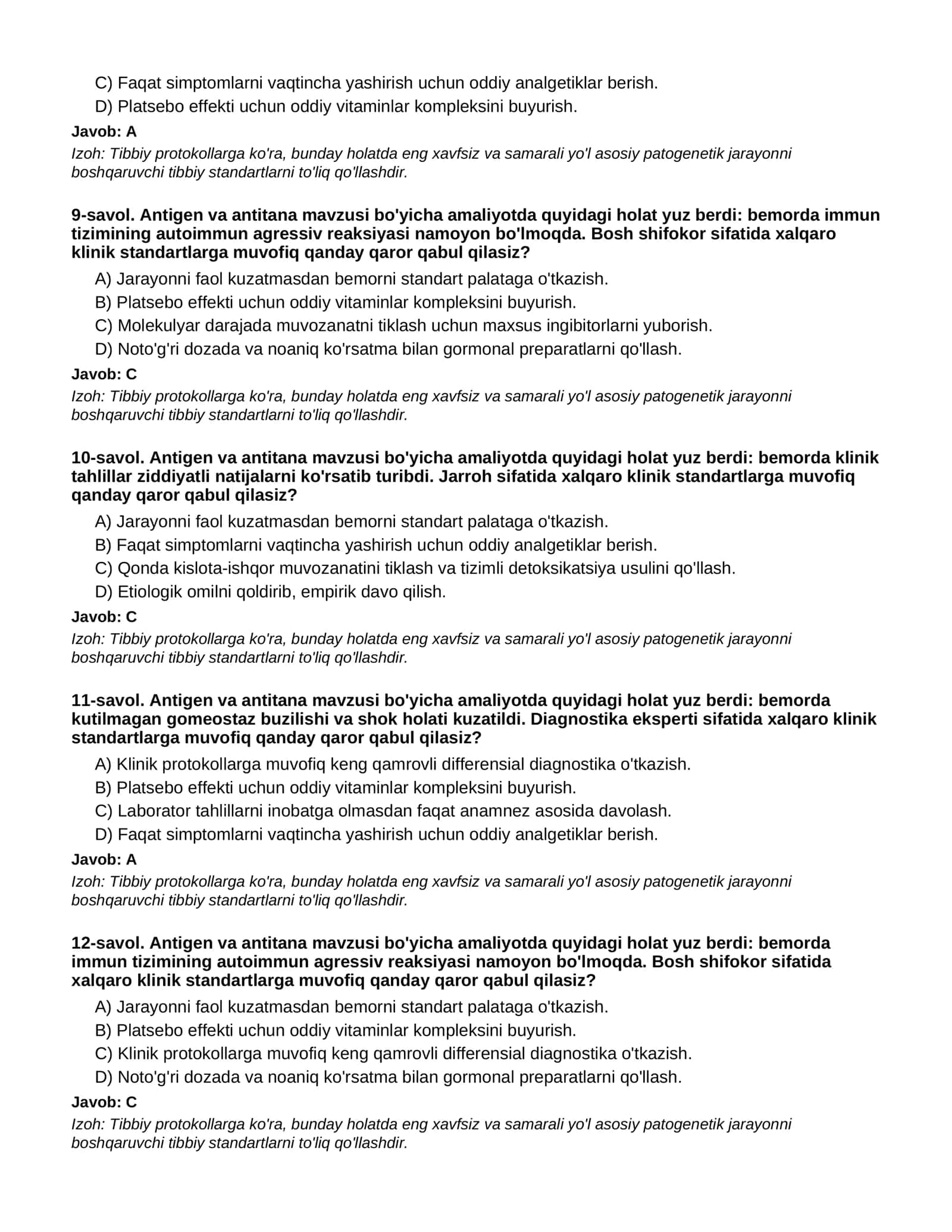 ANTIGEN VA ANTITANA - 2-QISM 3