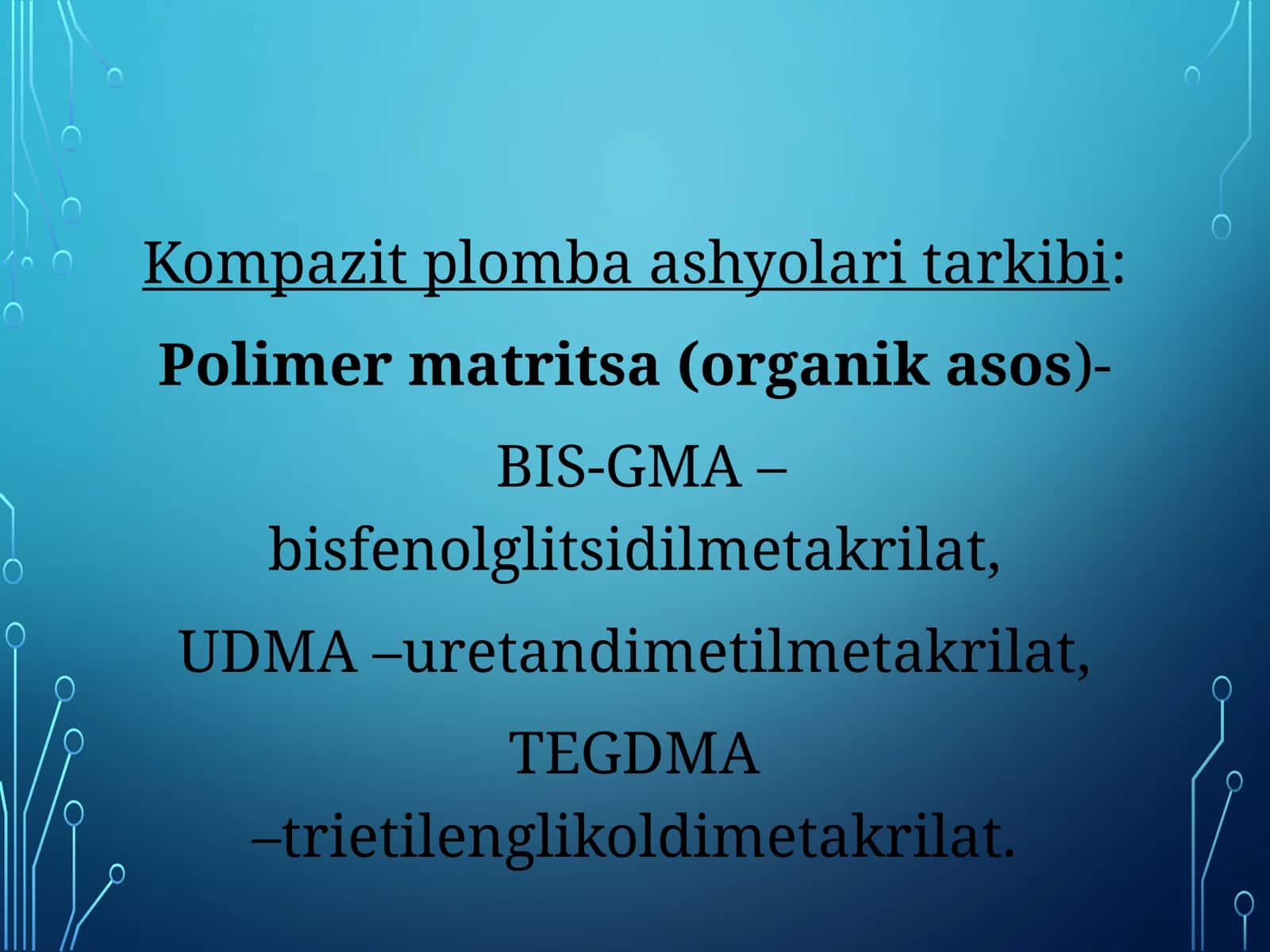 TO'LDIRGICHLI POLIMER 3