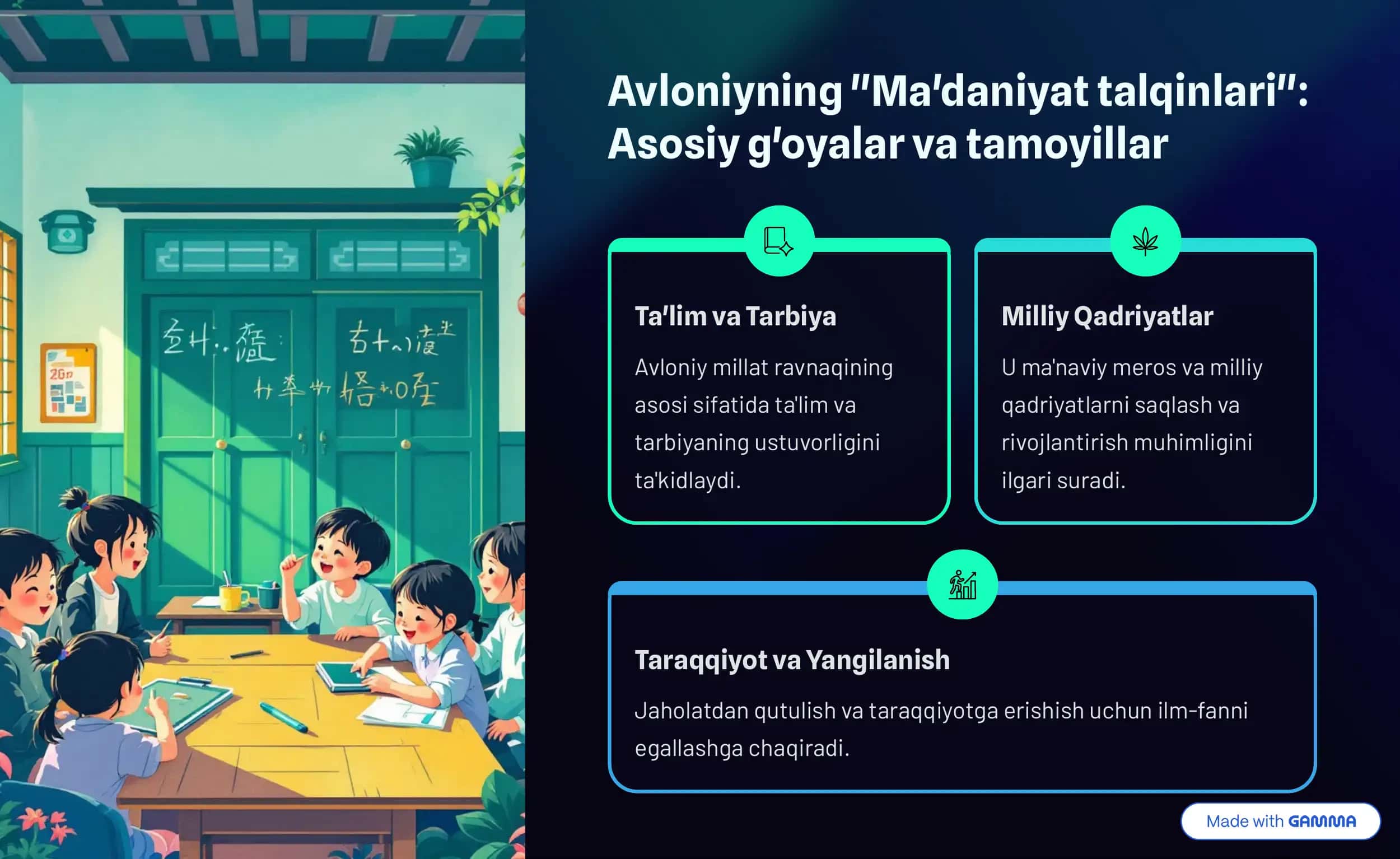 Abdulla Avloniy va Elvin  Toffler Ma'daniyat va  Kelajak Talqinlari 3