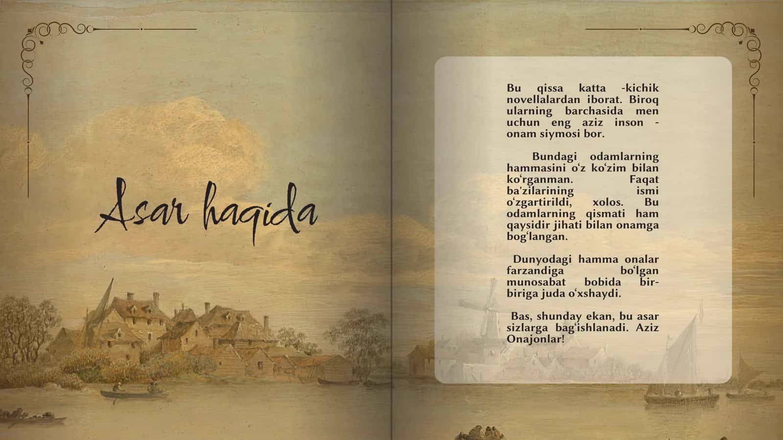"Dunyoning ishlari" asaridagi psixologik qarashlar 3