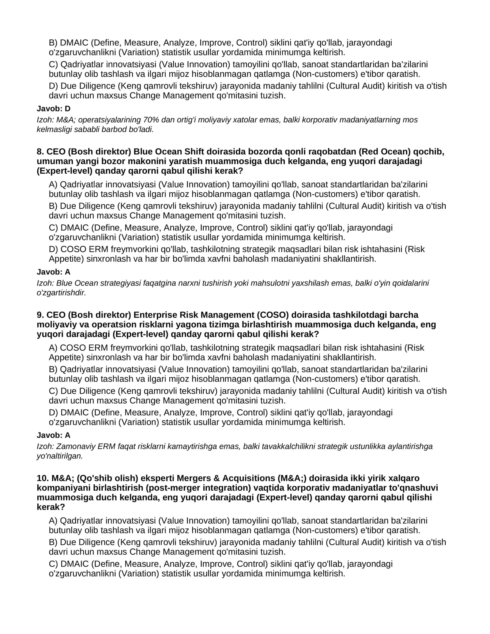 BIZNES VA MENEJMENT XALQARO PMP MBA SERTIFIKATLARI 3
