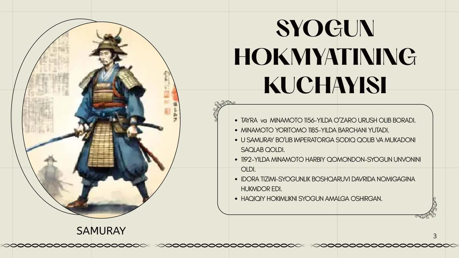 O’RTA ASRLARDA YAPONIYA VA KOREYA 3