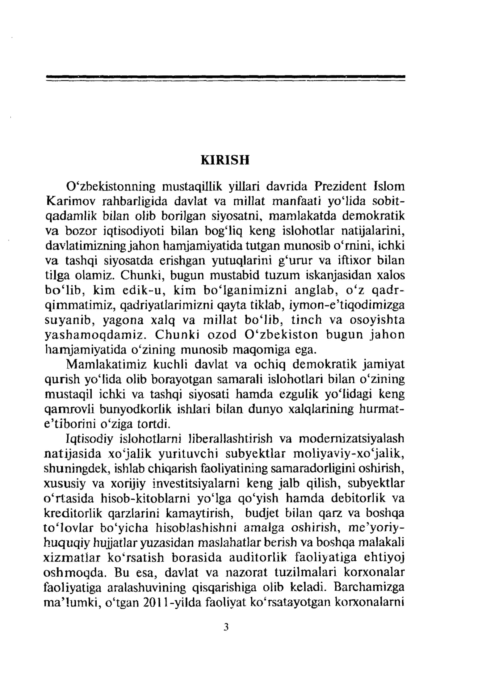 Investitisiyalar audit! va baholash 3