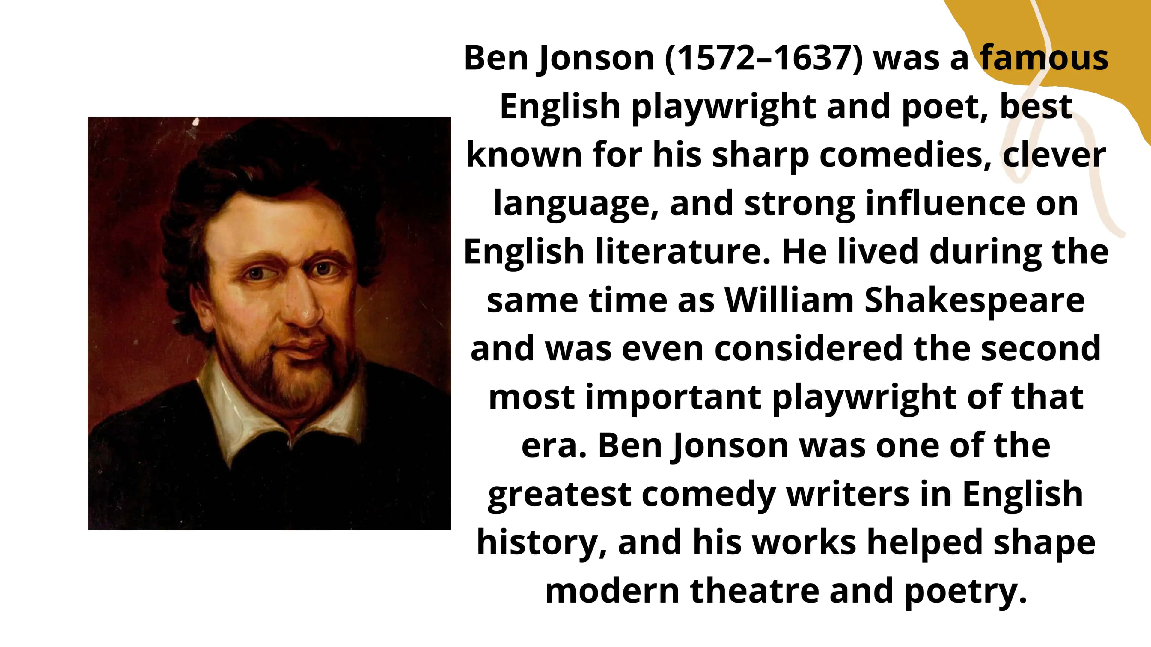 Ben Jonson 3