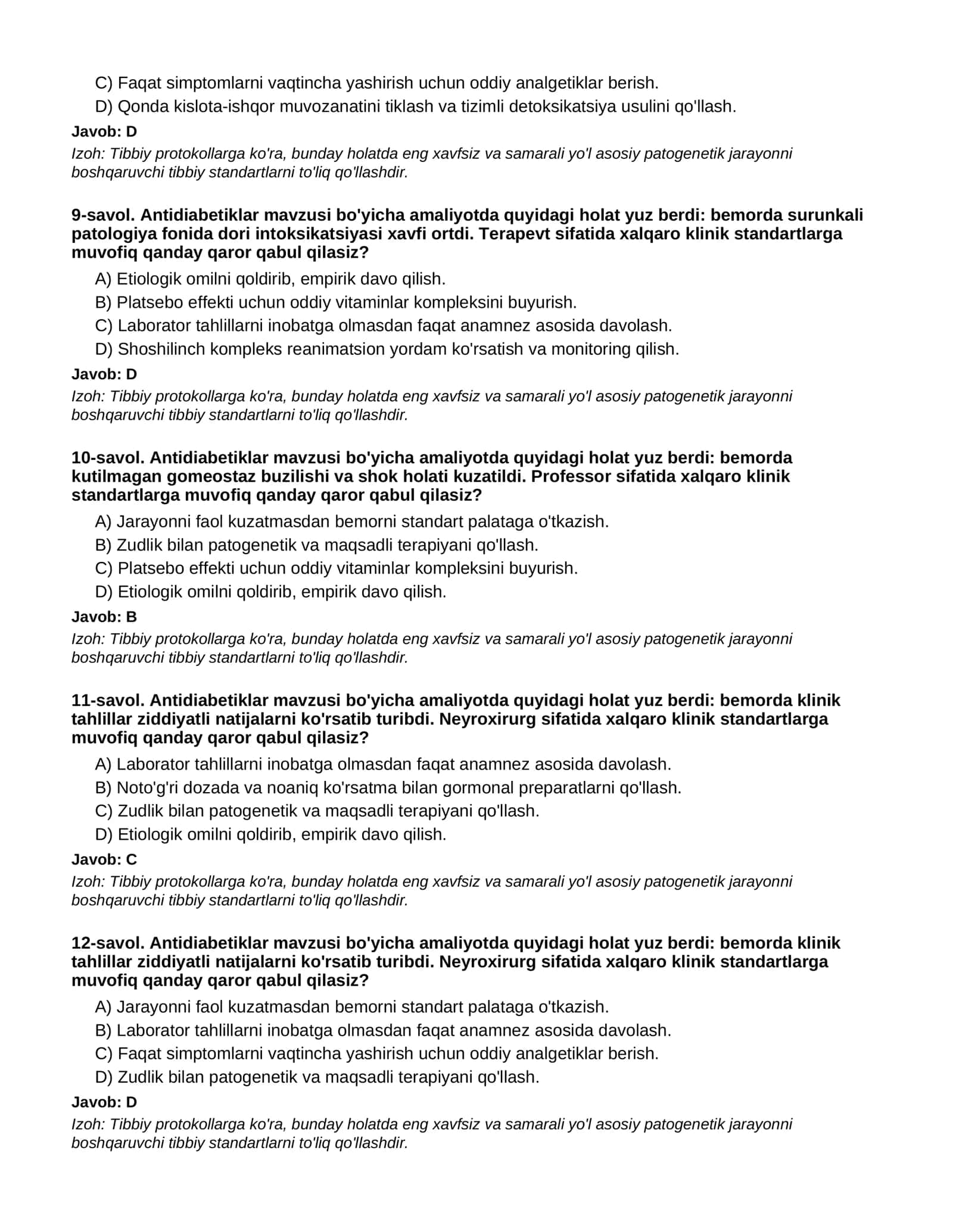 Antidiabetiklar - 1-Qism 3