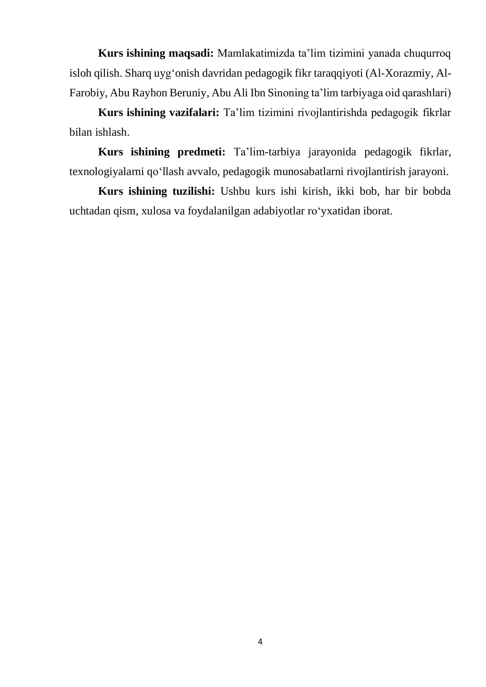 SHARQ UYG‘ONISH DAVRIDAN PEDAGOGIK FIKR TARAQQIYOTI (AL-XORAZMIY, AL-FAROBIY, ABU RAYHON BERUNIY, ABU ALI IBN SINONING TA’LIM TARBIYAGA OID QARASHLARI) 3