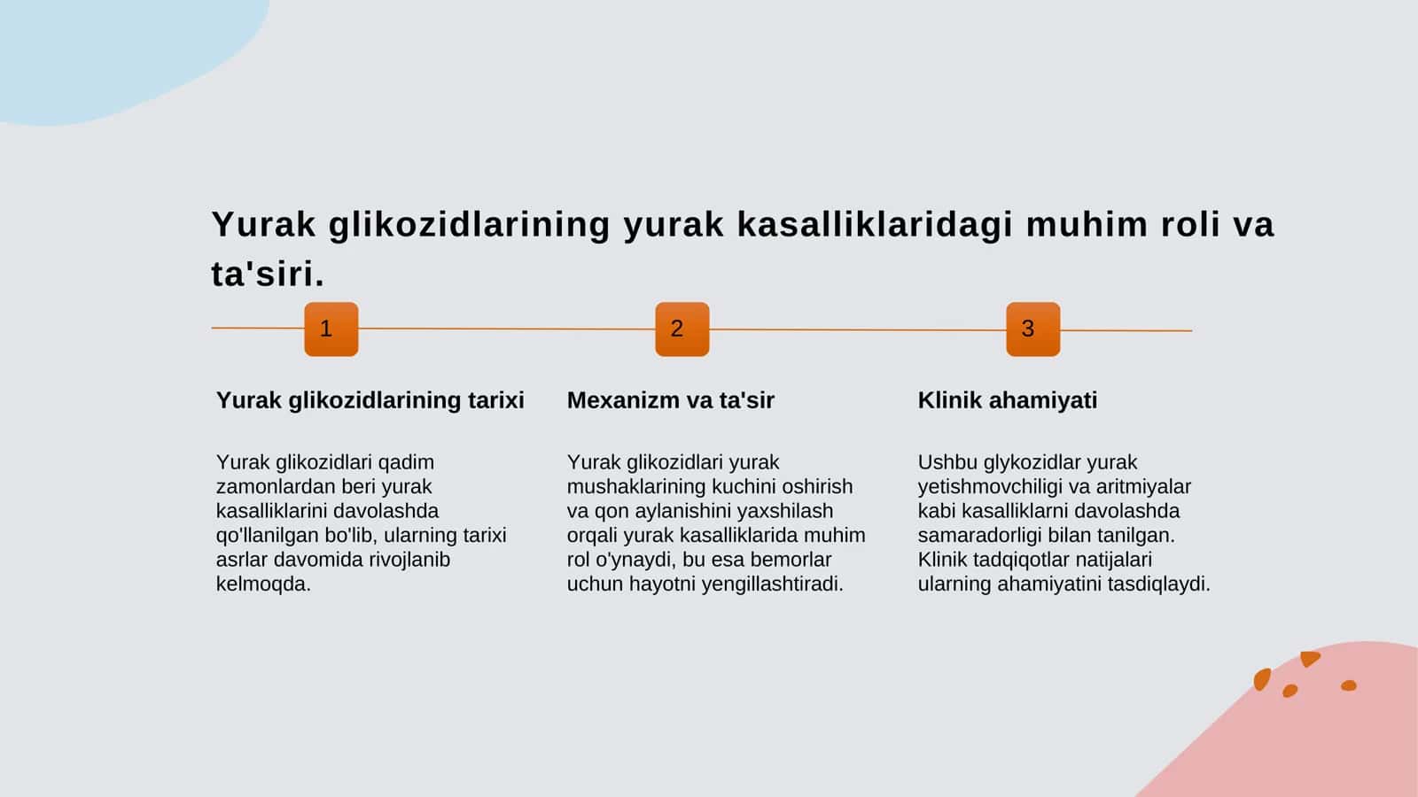 Yurak glikozidlarining kimyoviy tuzilishi va ahamiyati 3