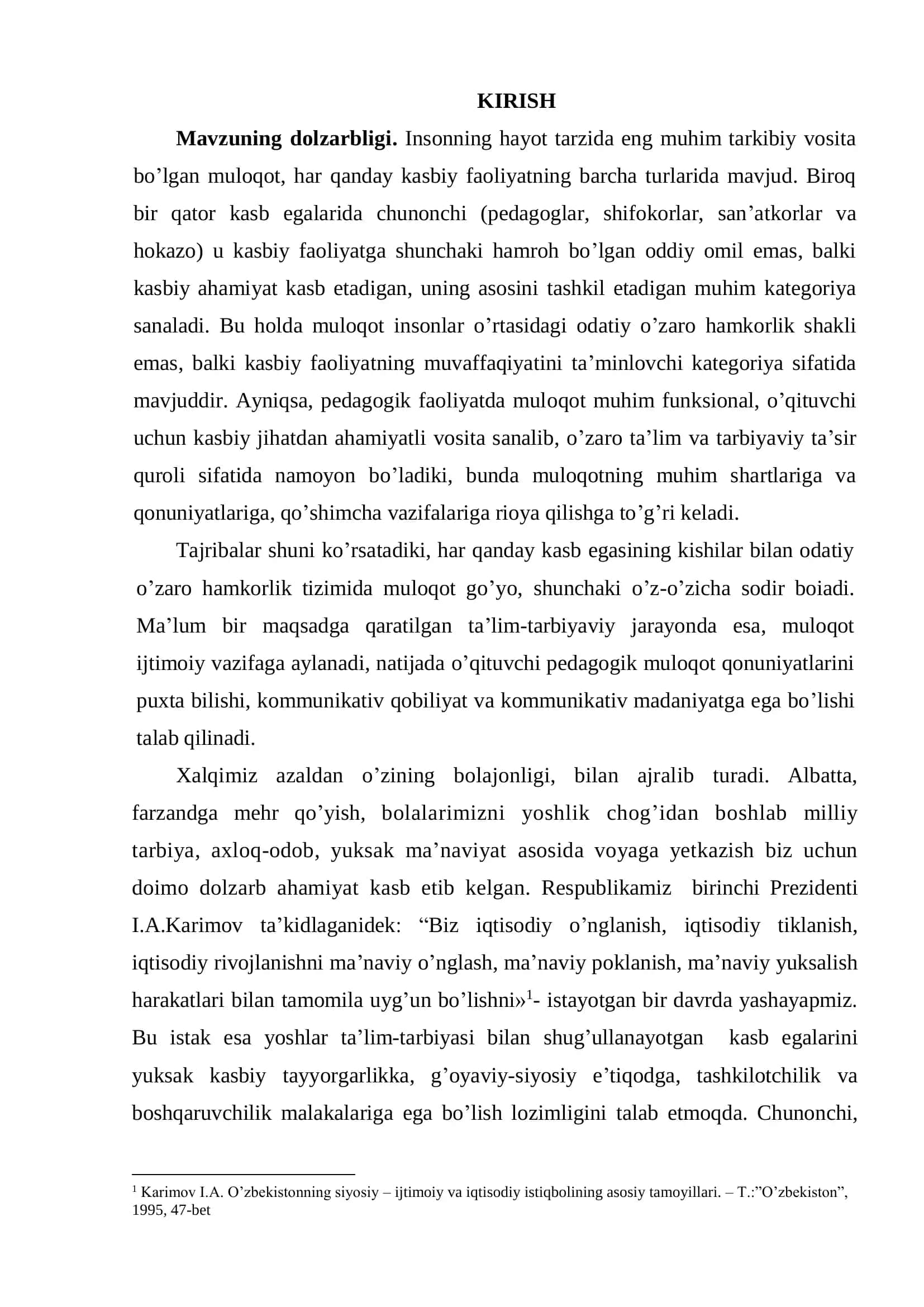 BOSHLANG’ICH SINF O’QUVCHILARIDA MULOQOT MADANIYATINI SHAKLLANTIRISH TEXNOLOGIYASI 3