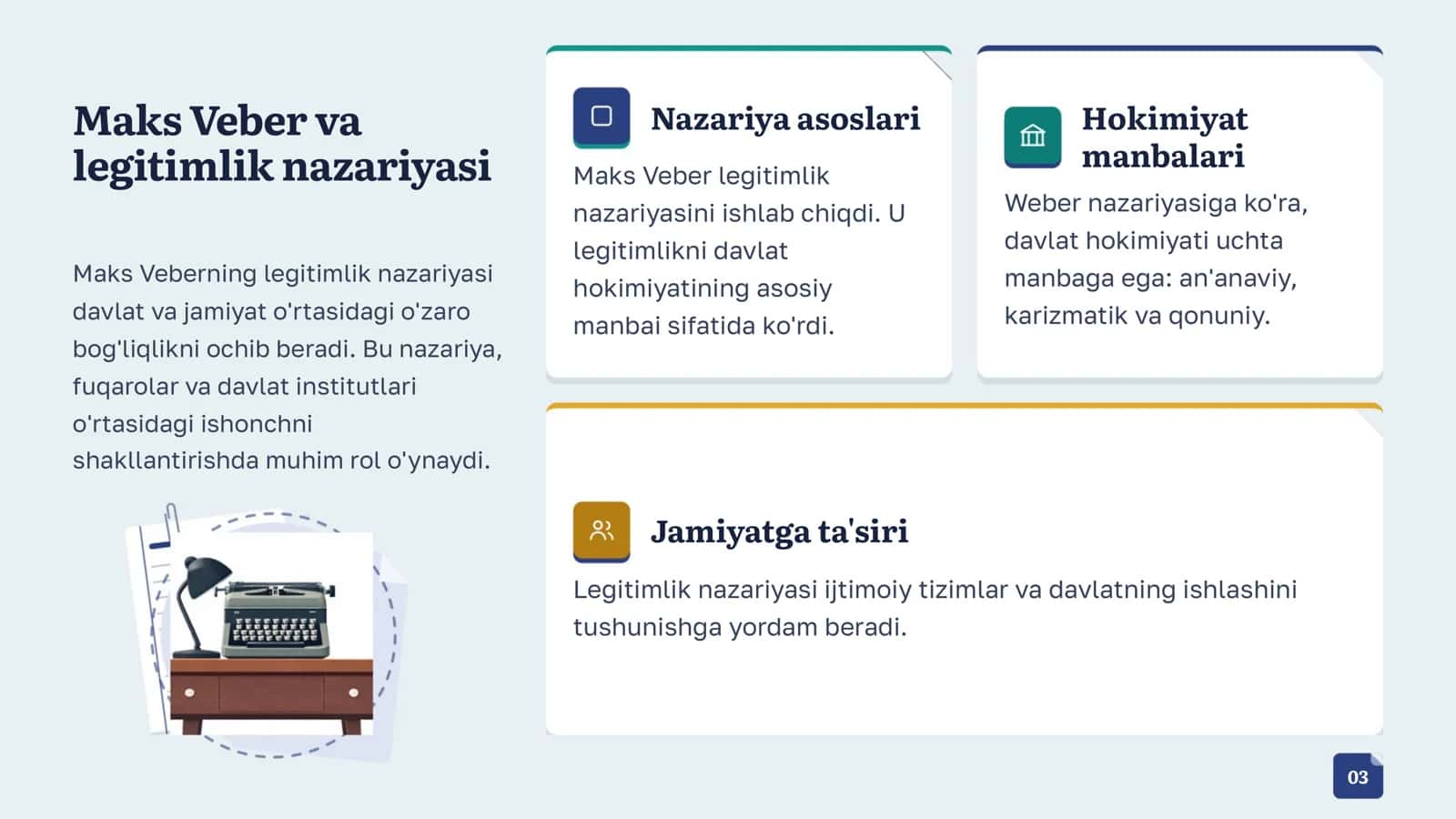Maks Veberning legitimlik nazariyasi va fuqarolarning davlat institutlariga ishonchi 3