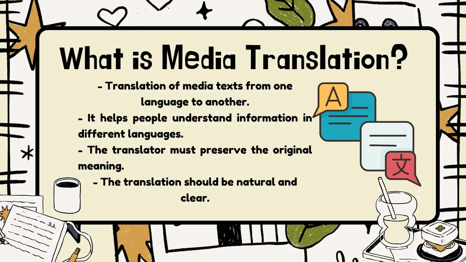 Translation of texts in the field of mass media 3