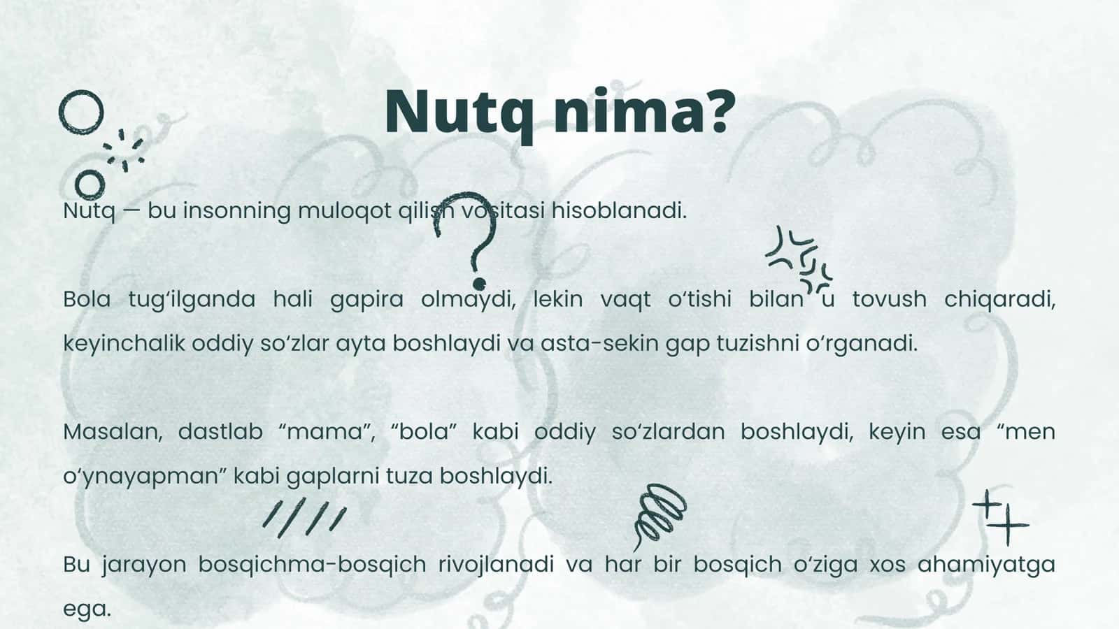 Bolalarda nutq rivojlanishining tadqiqoti 3