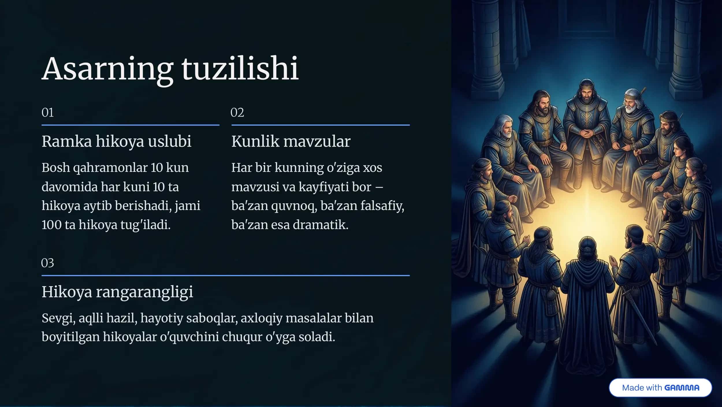 Dekameron asar haqida 3
