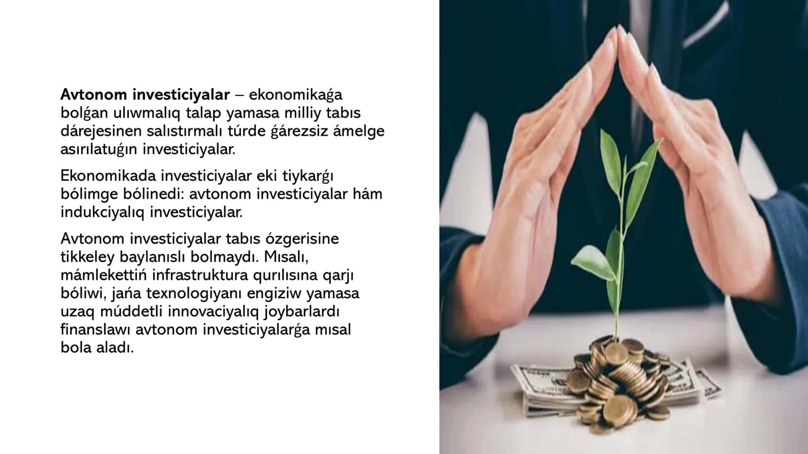 Avtonom investiciyalar 3