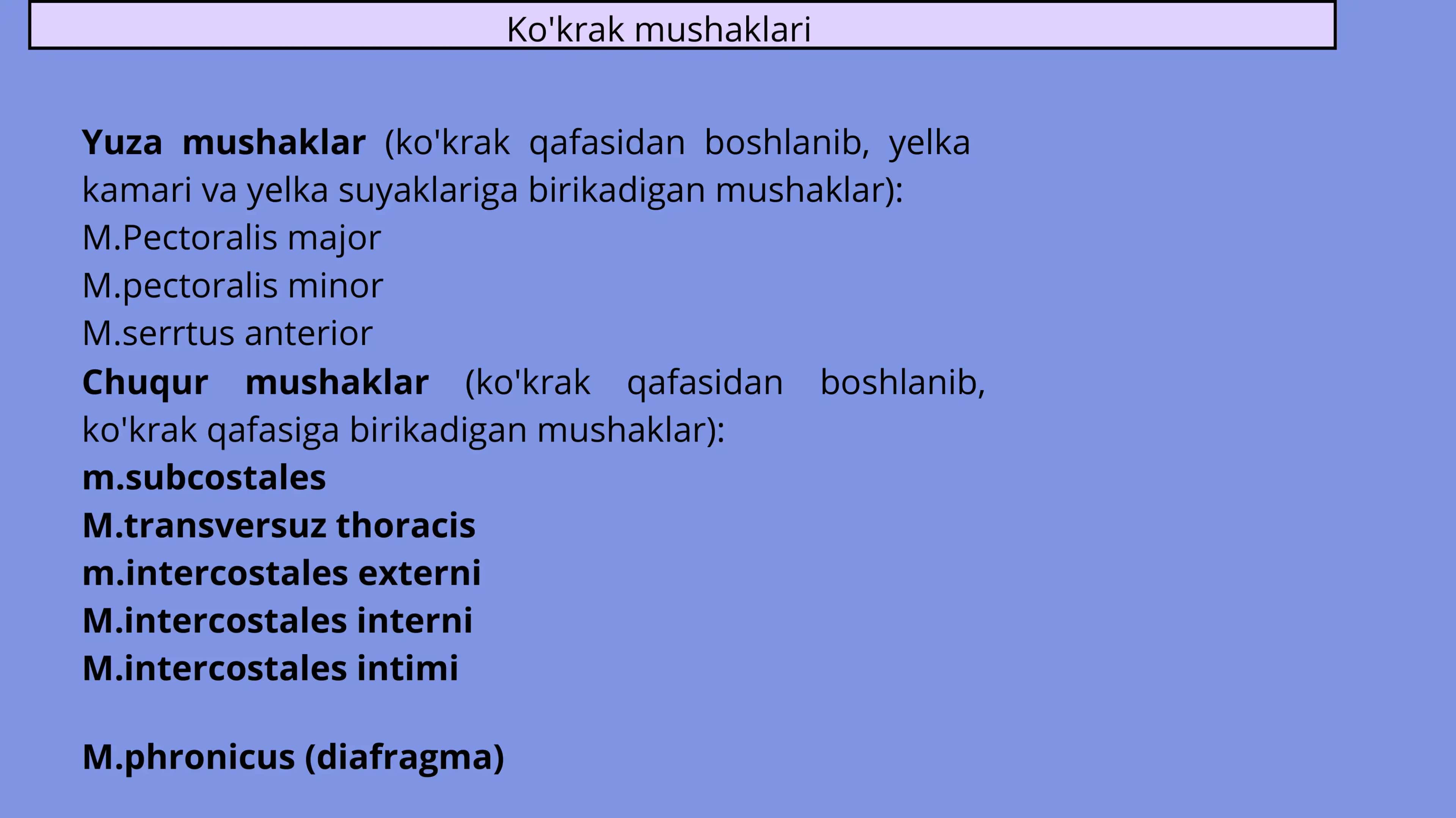 Regio pektaralis (mammoria) 3