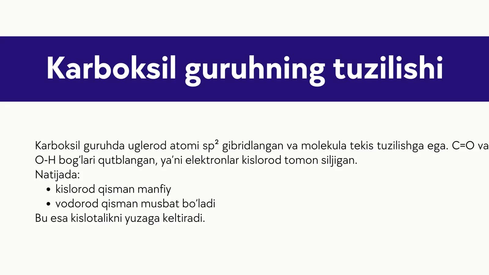KARBON KISLOTALAR: TUZILISHI, KLASSIFIKATSIYASI VA NOMENKLATURASI 3