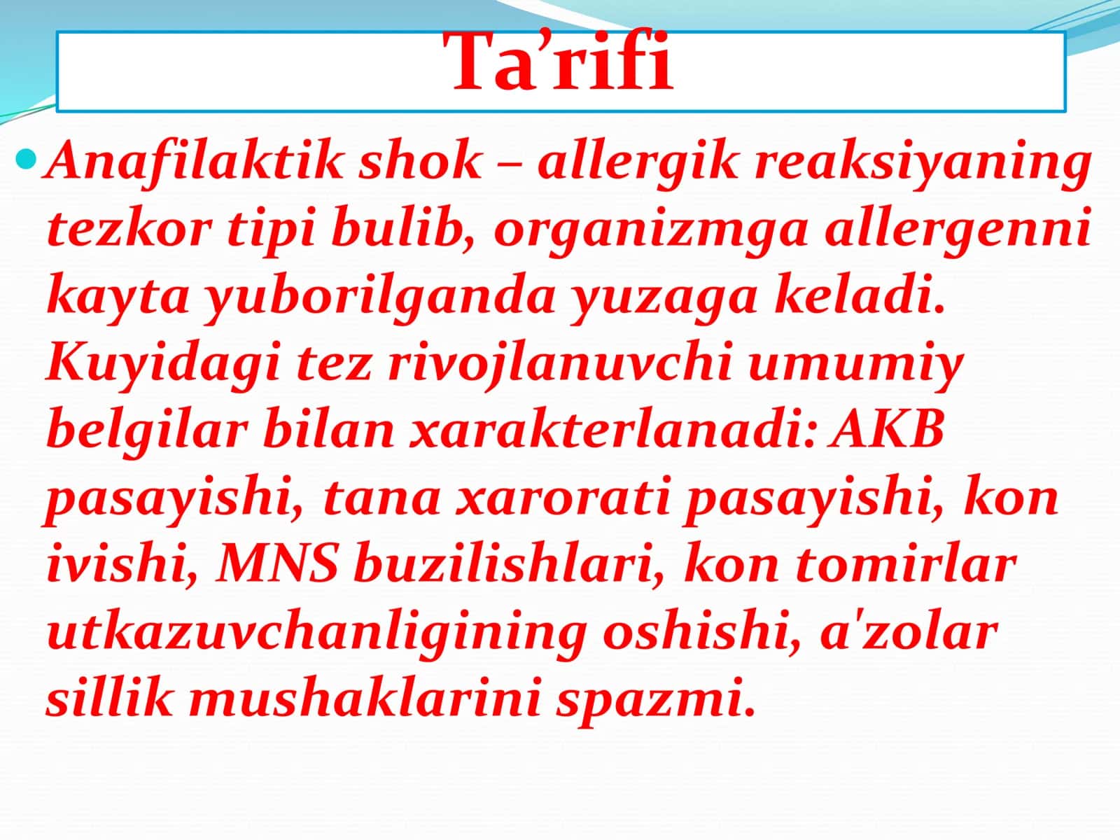 Anafilaktik shok 3