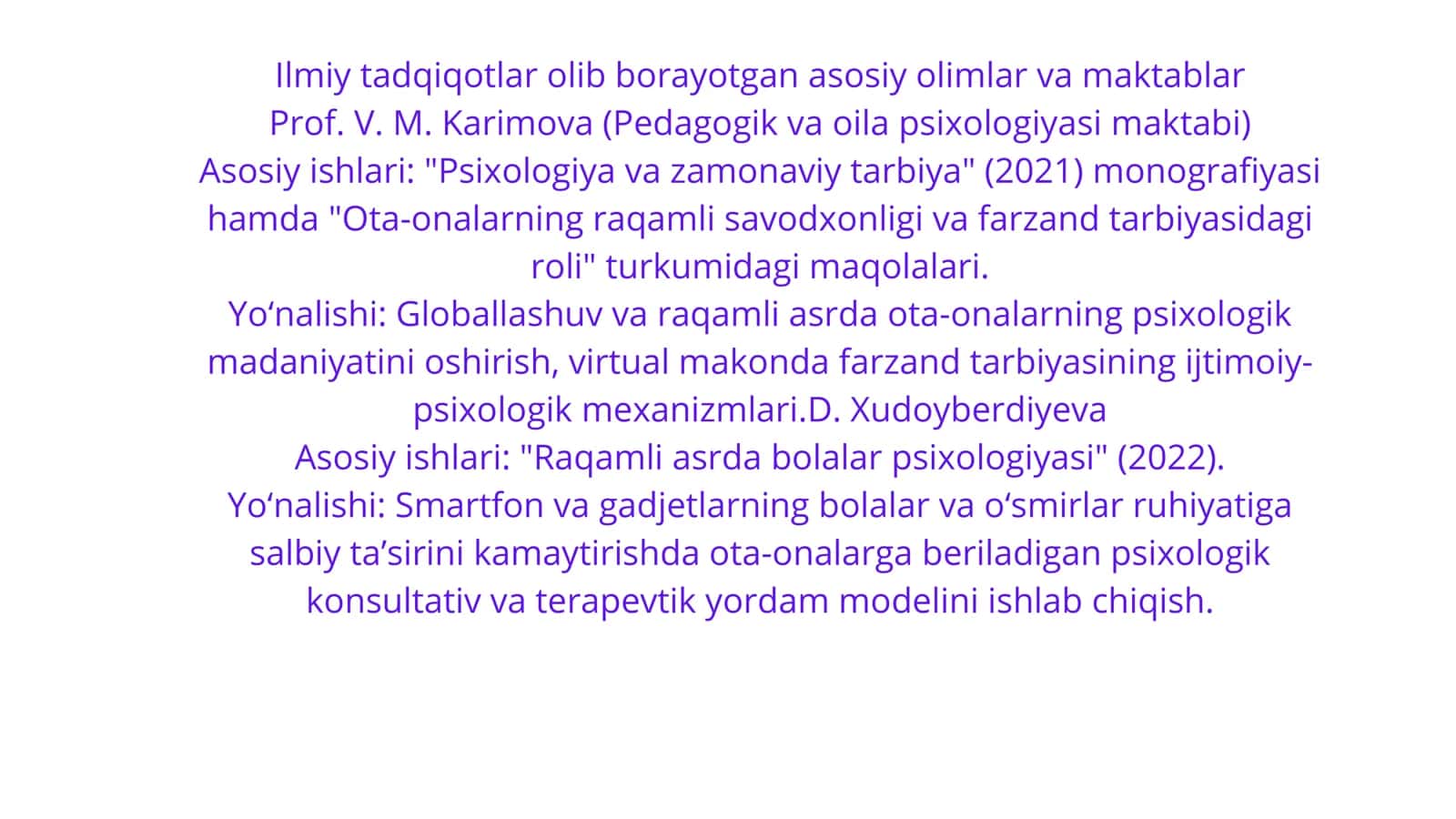 Taqamli dunyoda ota-ona psixoterapiyasi masalalari 3