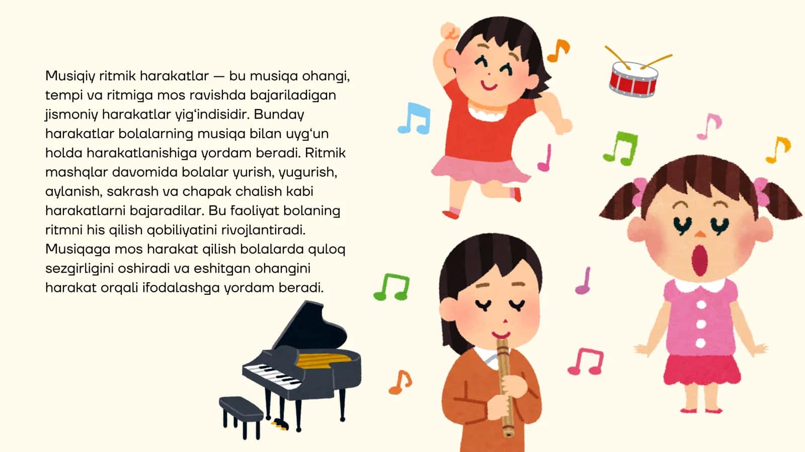Bolalarni musiqiy ritmik harakatlarga o‘rgatish 3