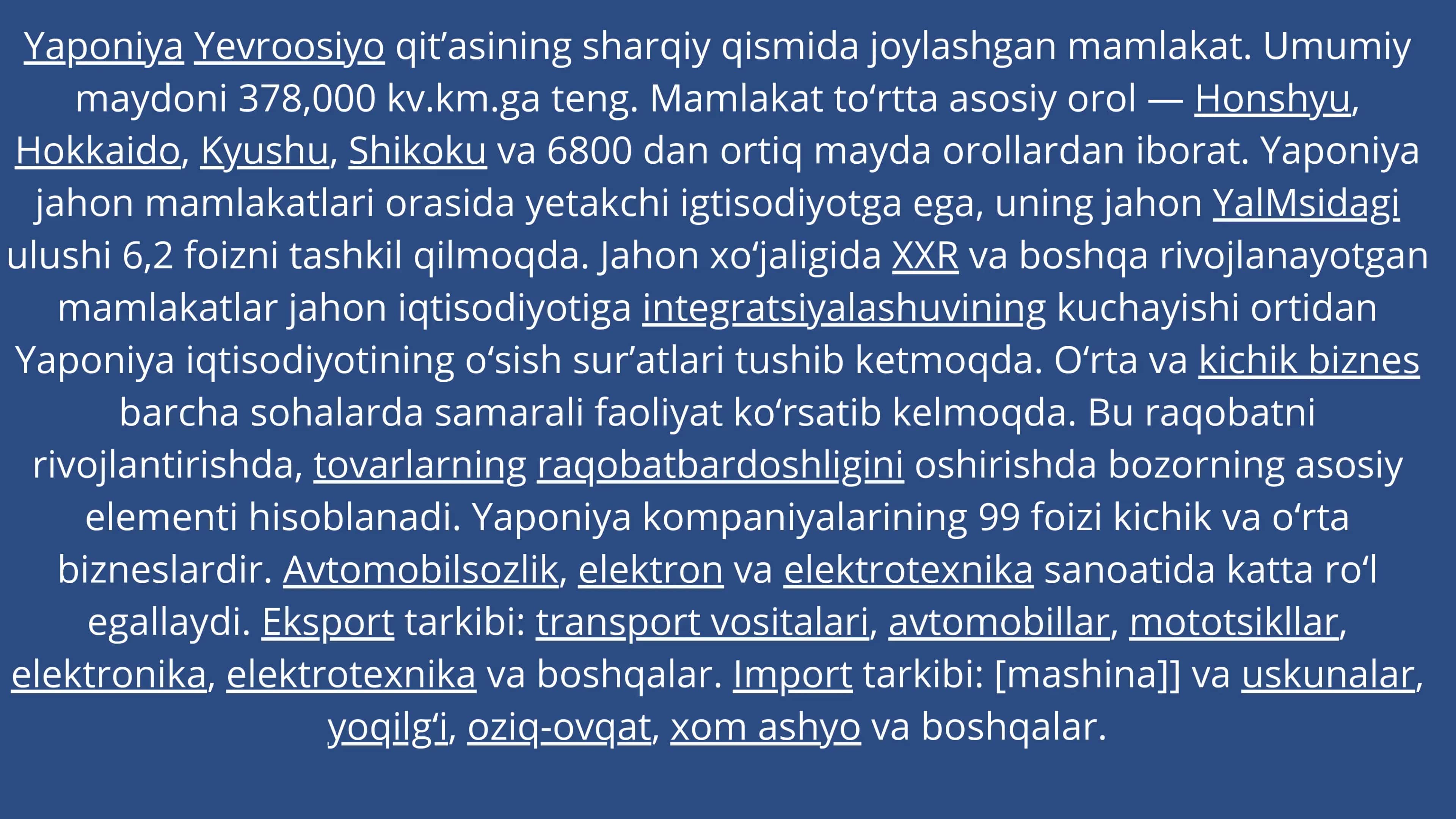 DXSHda Yaponiya iqtisodiyoti 3