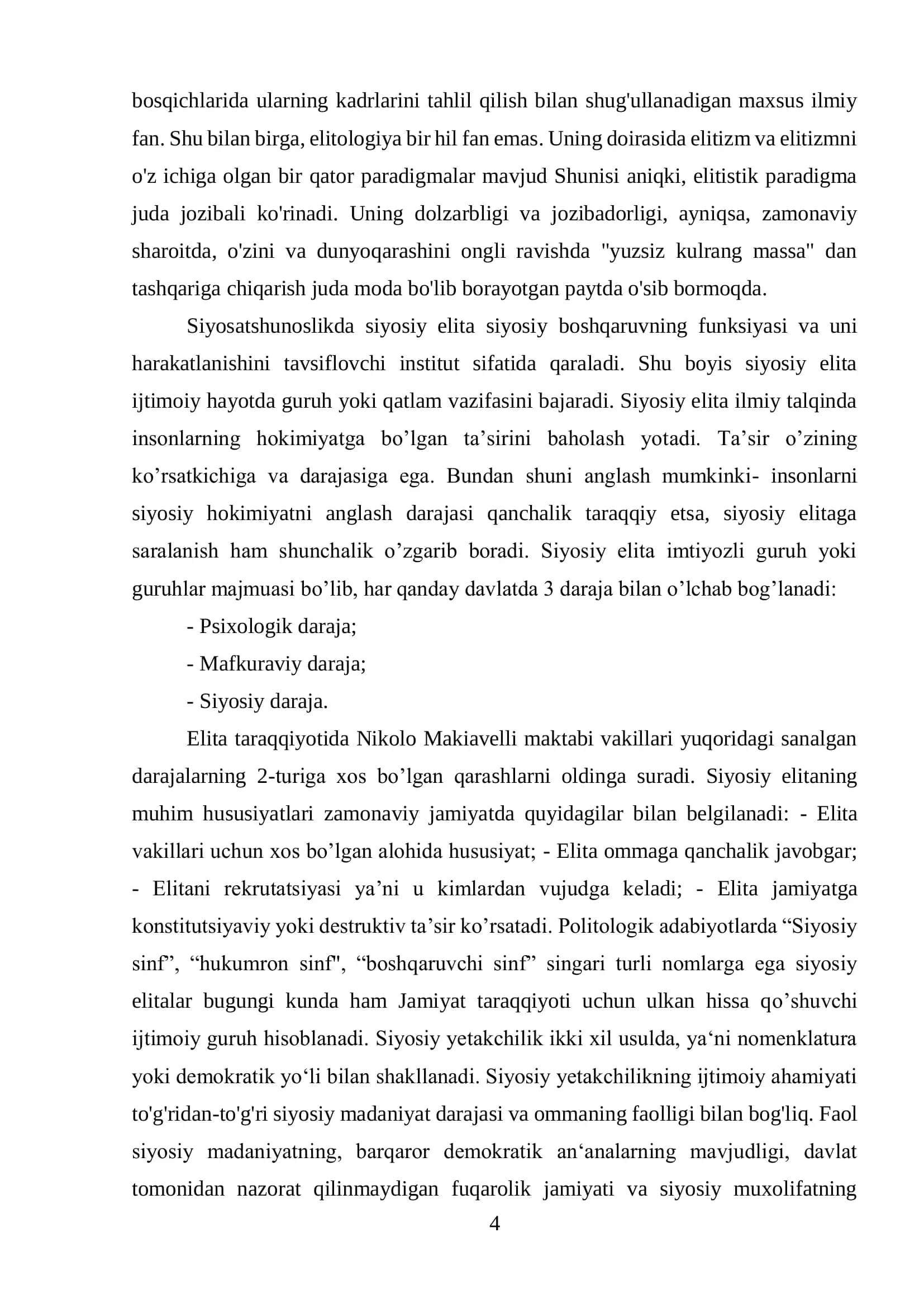 Elitalogiya taraqqiyotining asosiy yo'nalishlari 3