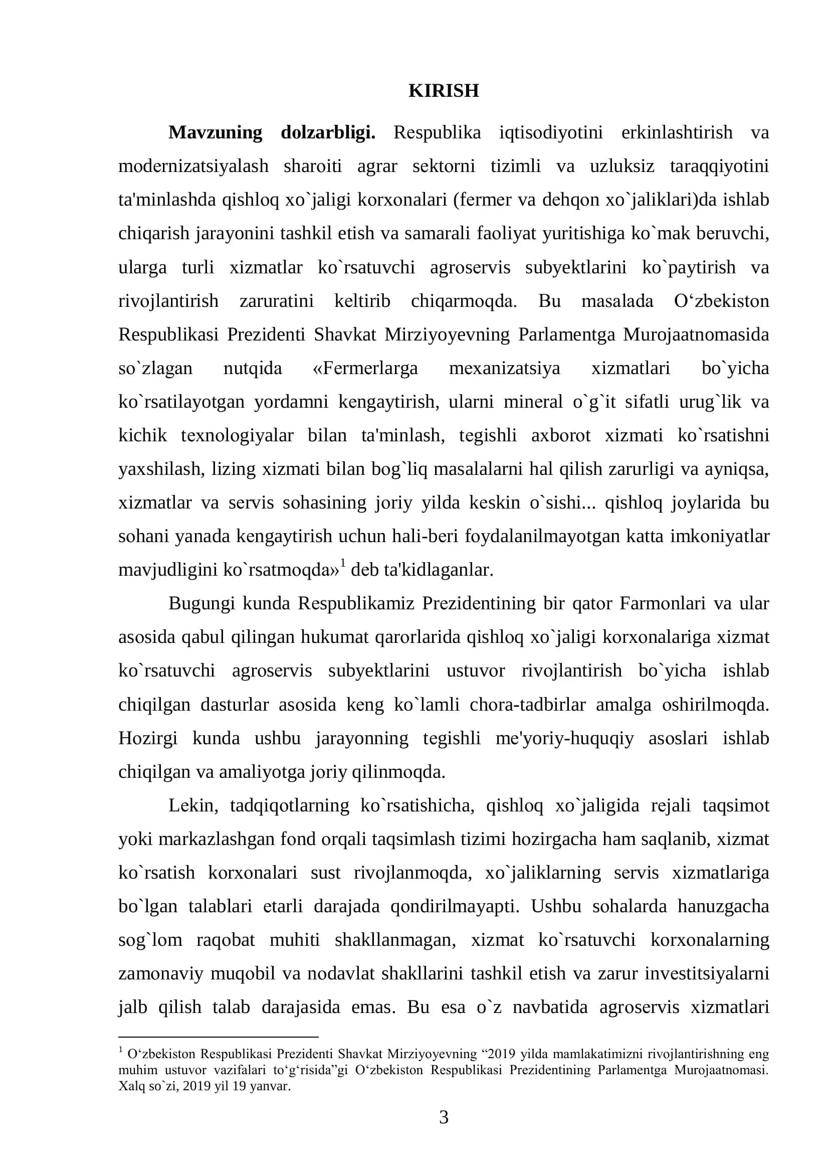QISHLOQ XO`JALIGIDA AGROSERVIS XIZMATLARI BOZORINING RIVOJLANTIRISH YO`NALISHLARI 3
