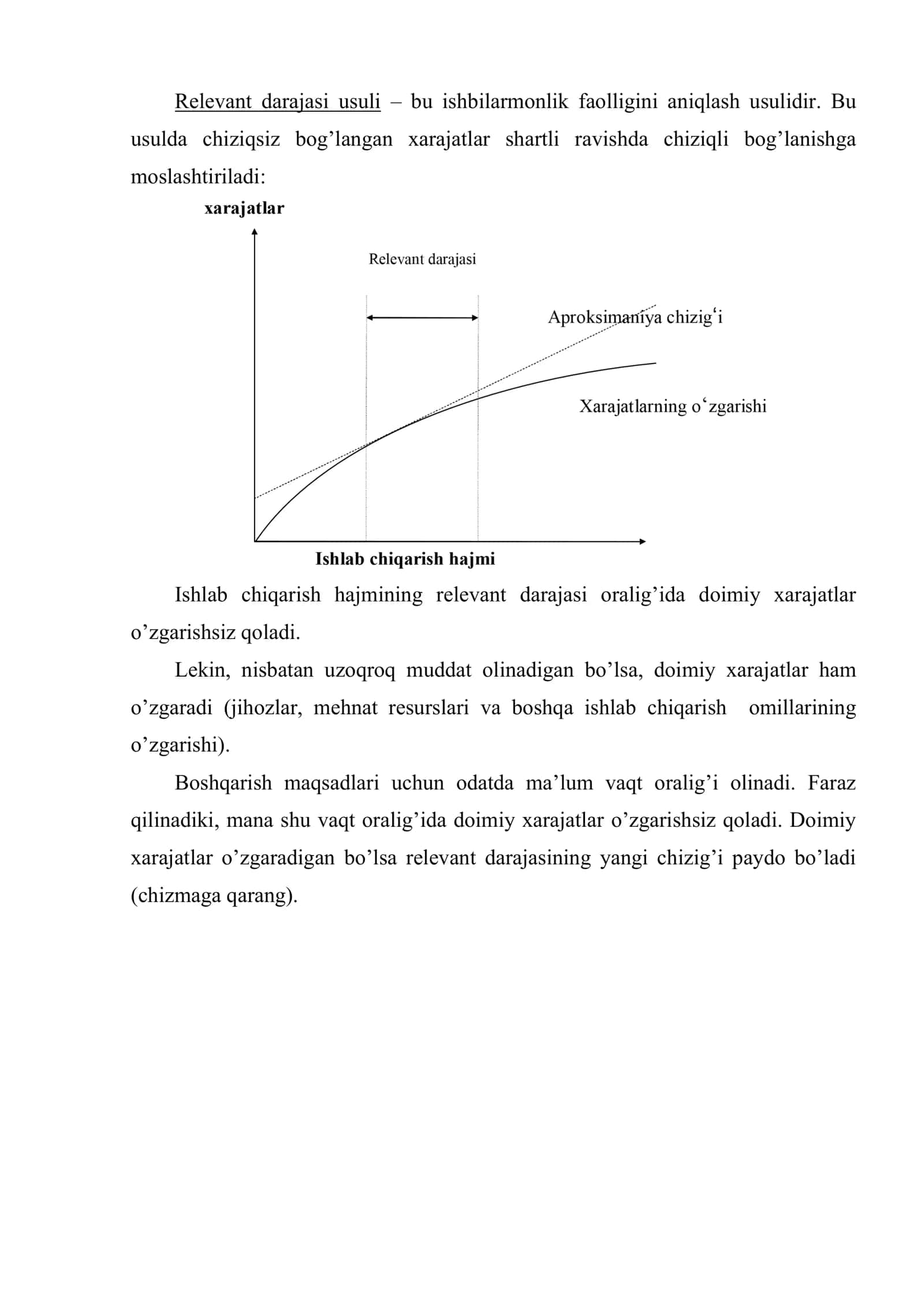 Ishlab chiqarish hajmi. «Xarajatlar – ishlab chiqarish hajmi - foyda» ko’rsatkichlari tahlili! 3
