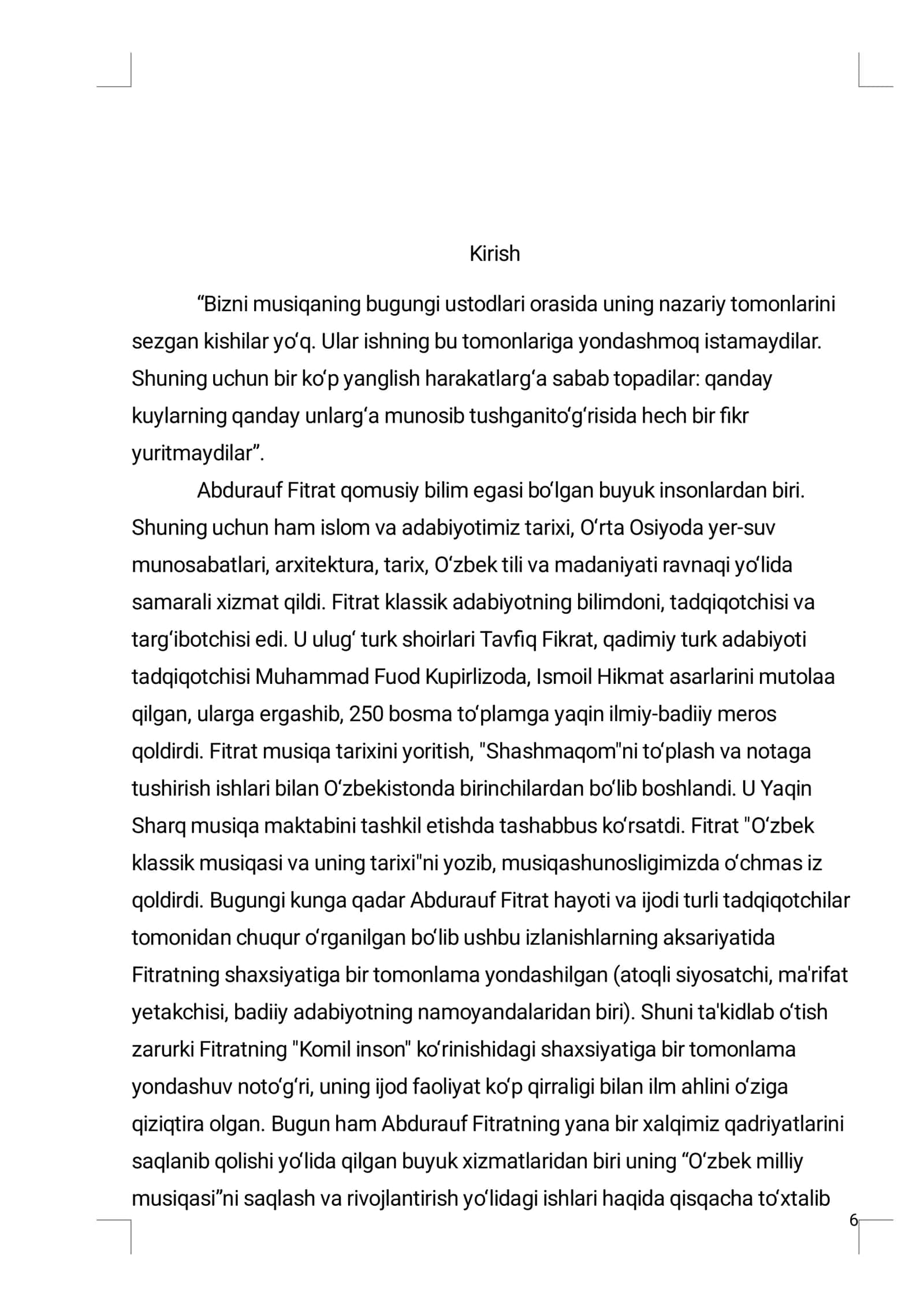 Abdurauf Fitratning “O‘zbek klassik musiqasi va tarixi” kitobi haqida 3
