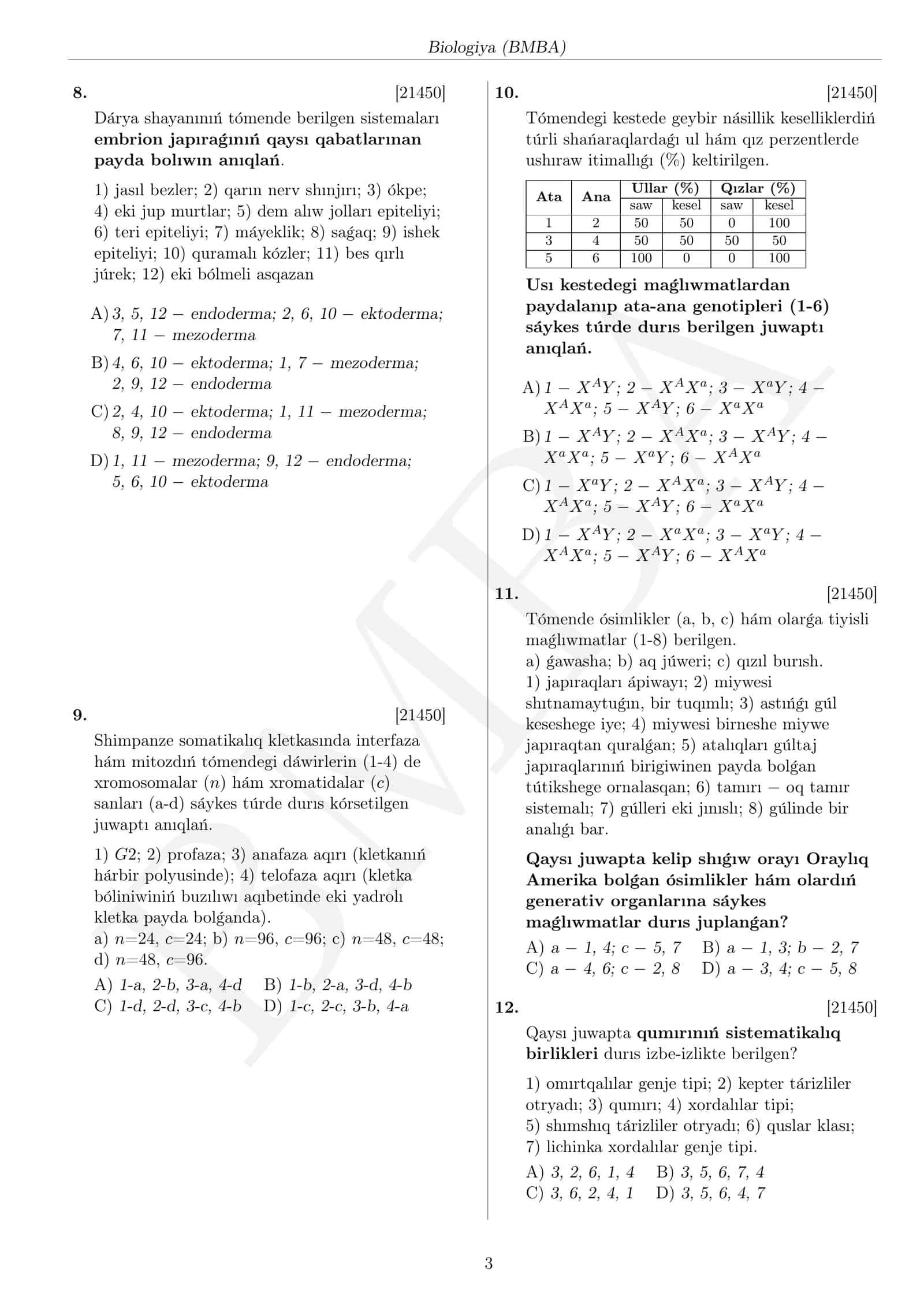 BIOLOGIYA 3