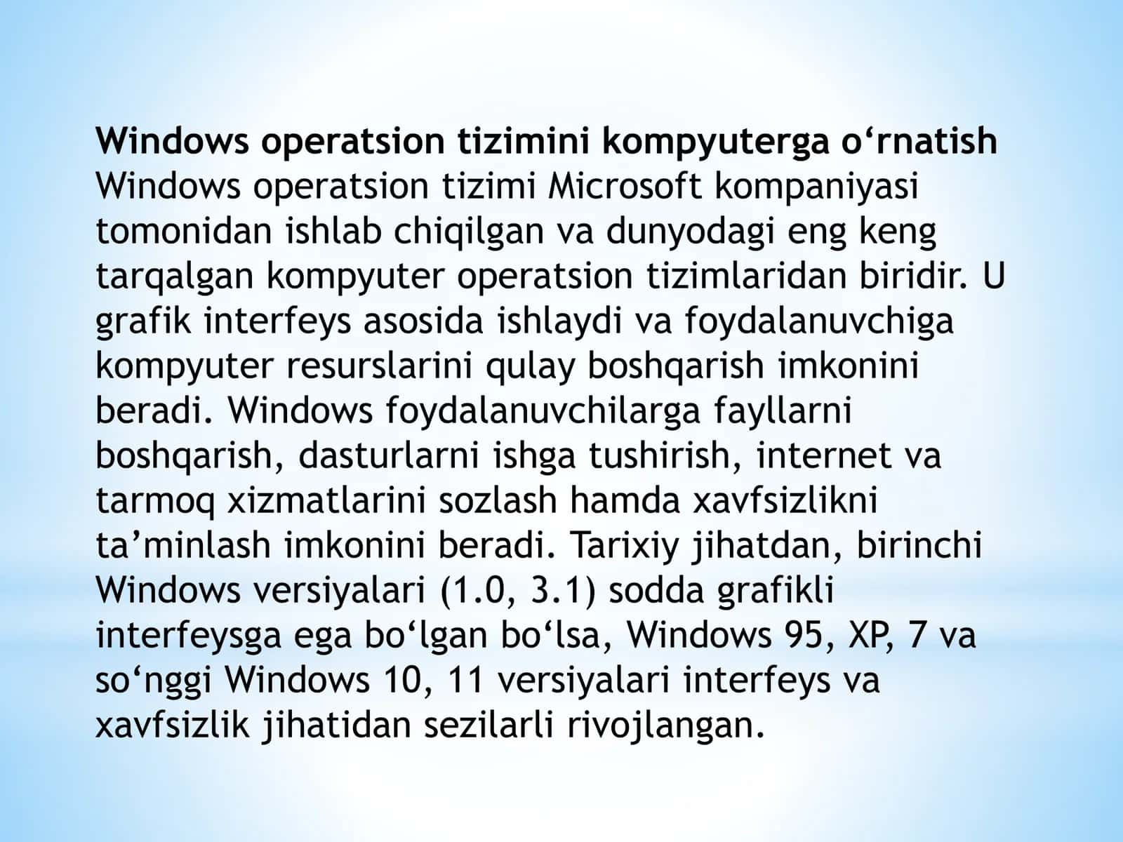 Windows 3