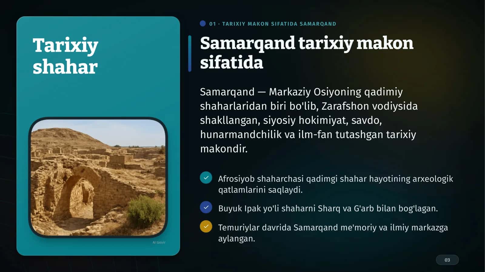 Samarqand — Sharq durdonasi 3