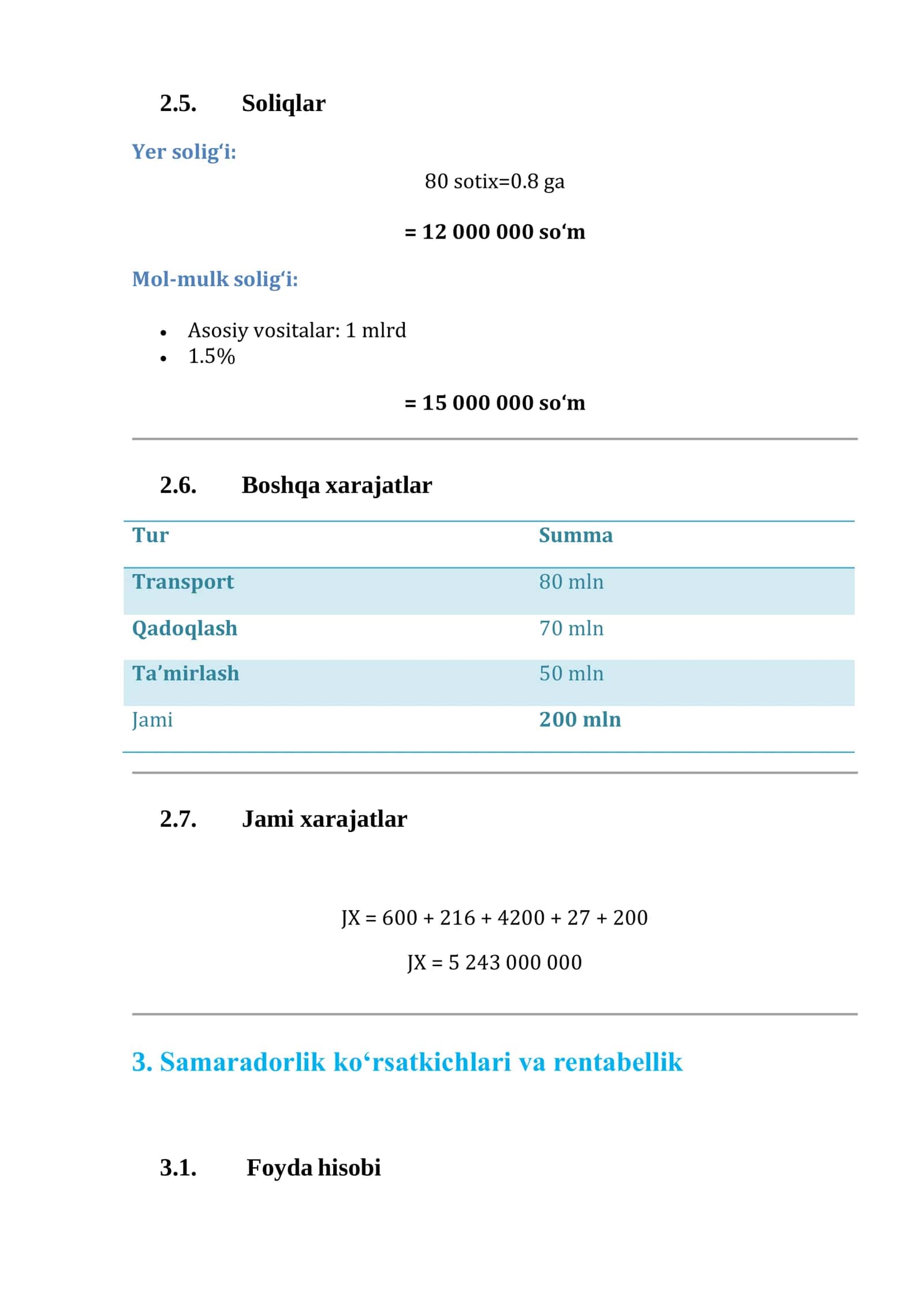 Korxonaning yillik statistik hisobotlarini o'rganish. (Ixtiyoriy korxona misolida) 3