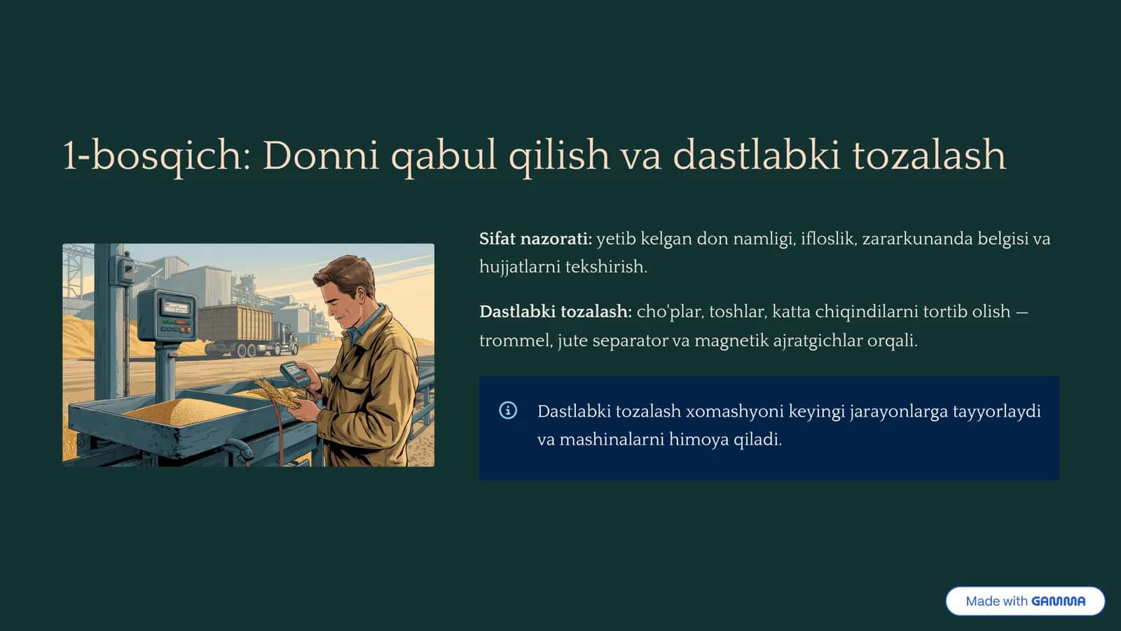 Donni tozalash texnologiyasi 3
