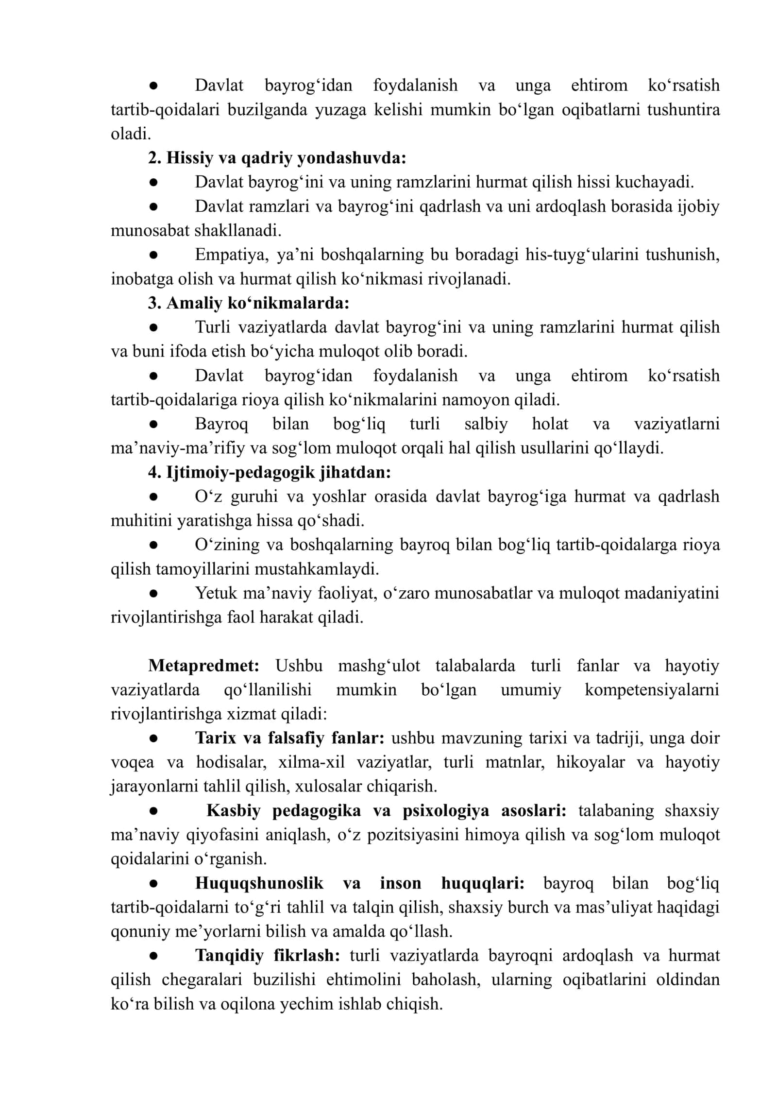 “Oʻzbekiston bayrogʻi” dars ishlanma 3