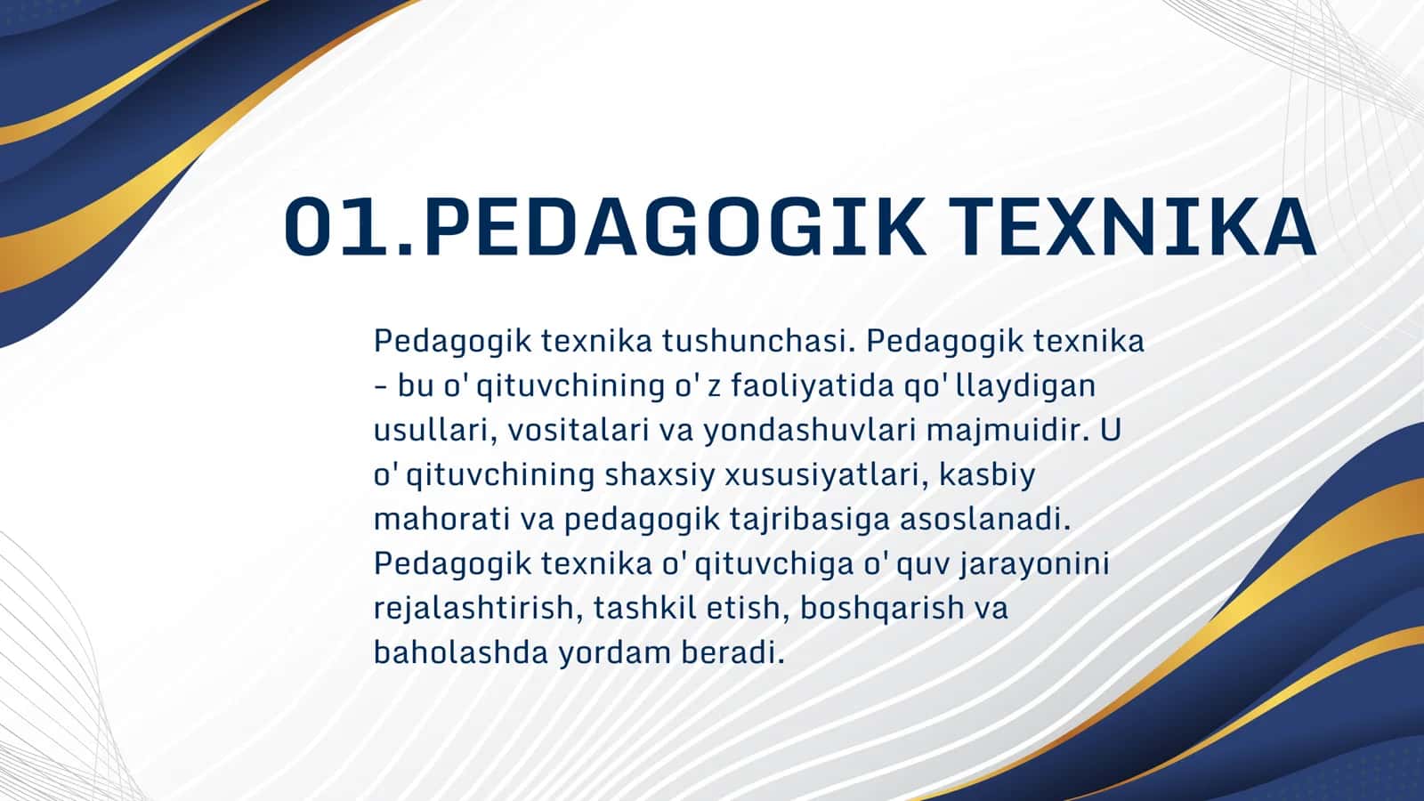 Pedagogik texnika xususiyatlari 3