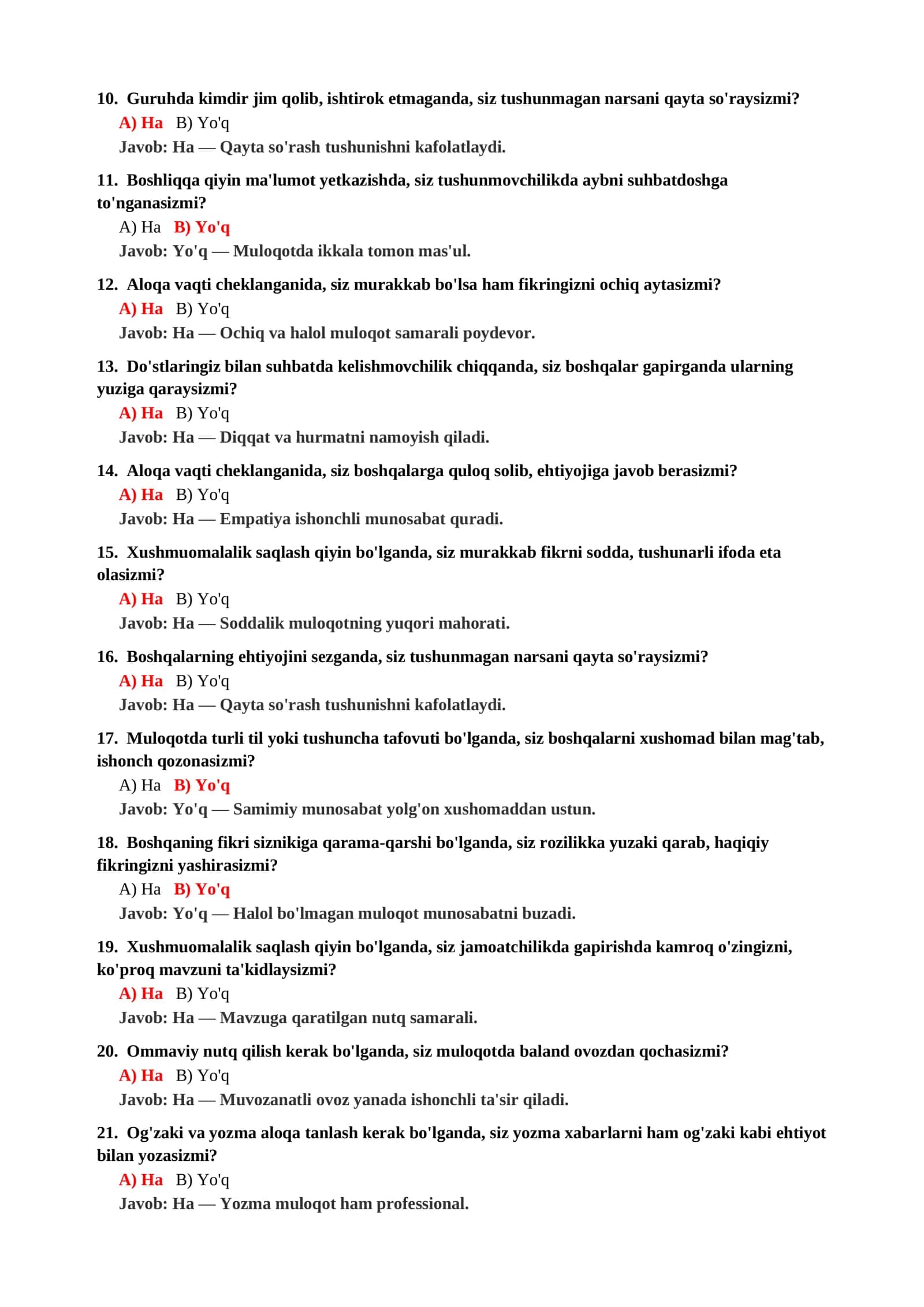 PSIHOLOGIYA FANIDAN MAVZULAR BO'YICHA TESTLAR 3