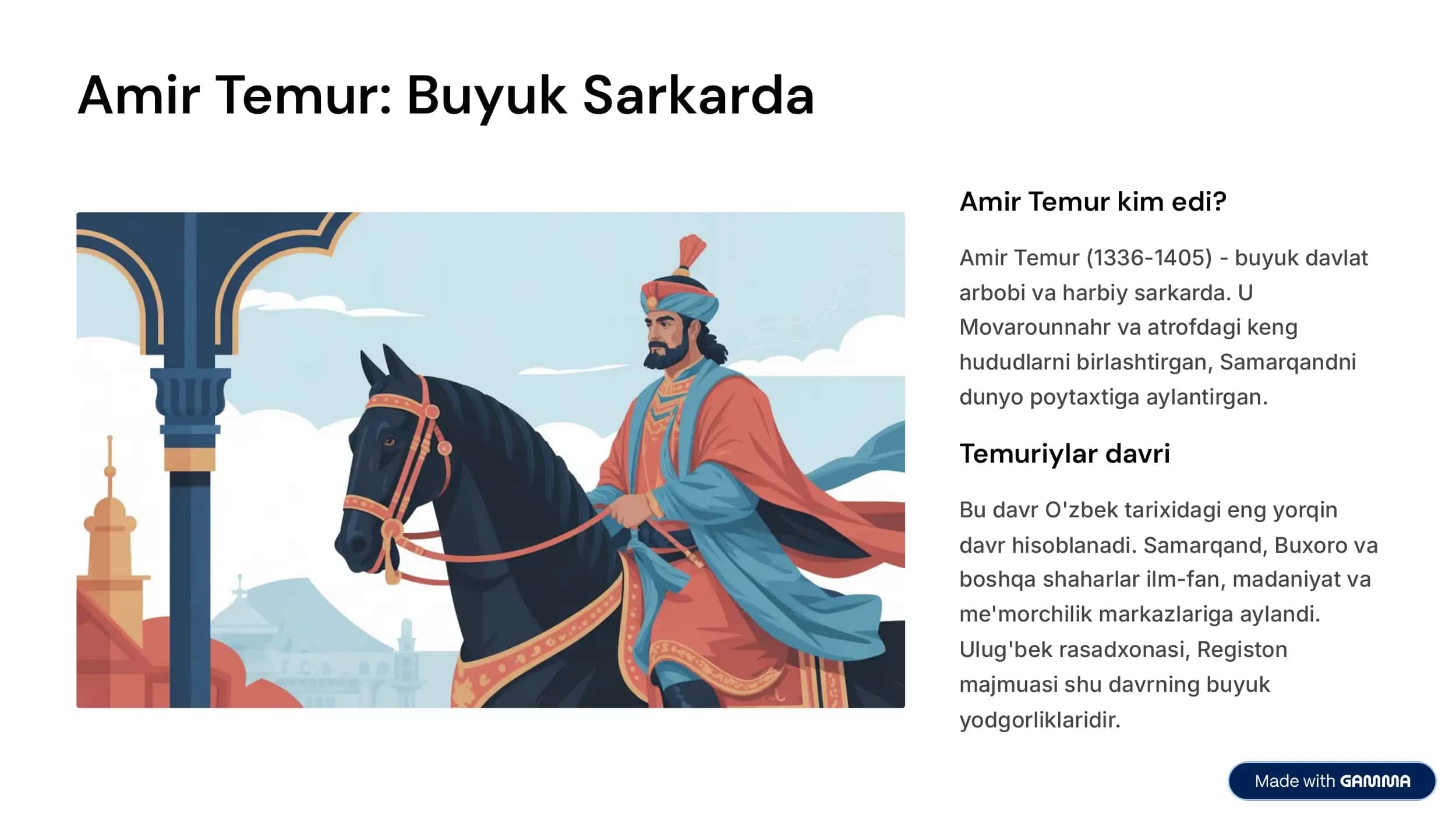 O'zbekiston Tarixiga Savollar 3