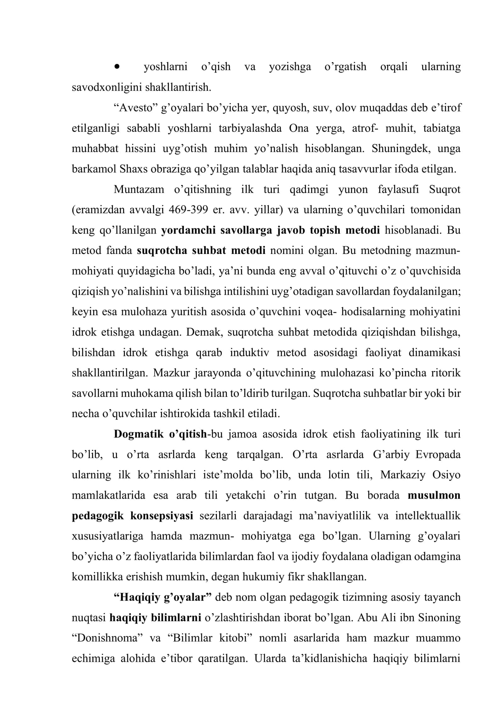Ta’limni tashkil etish shakl, metod va vositalari 3