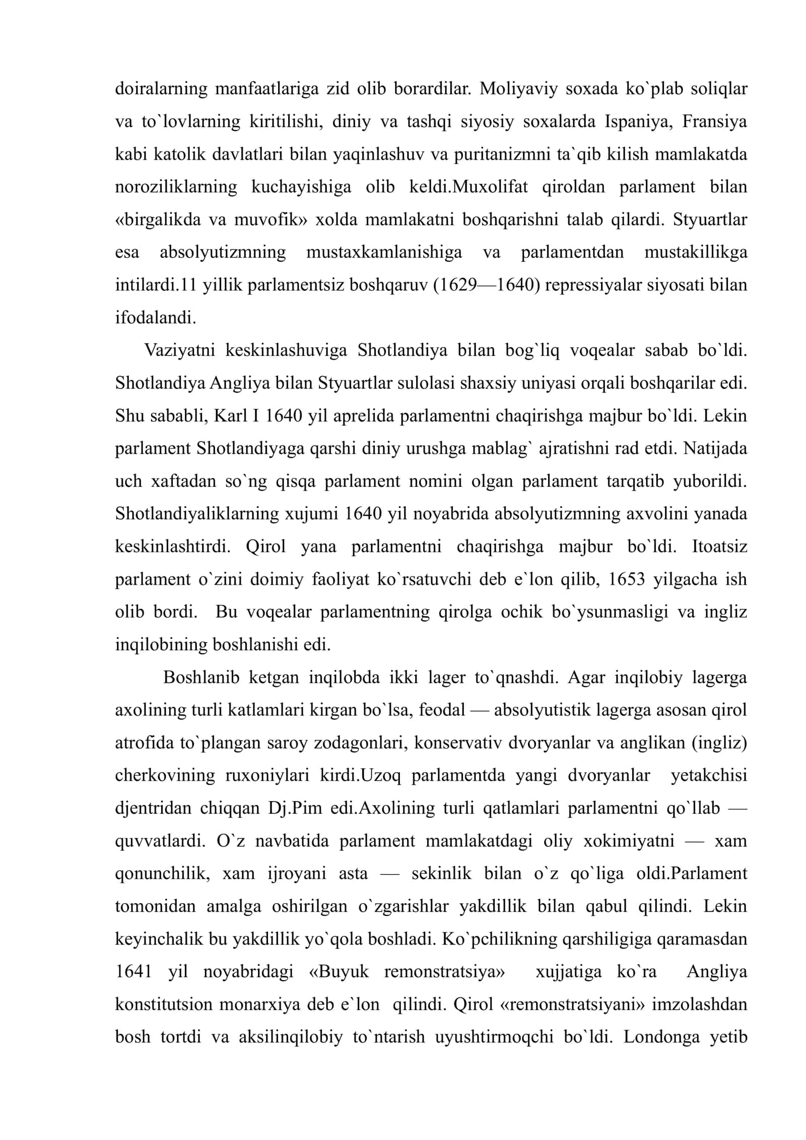 Buyuk ingliz inqilobi (XVII asr) 3