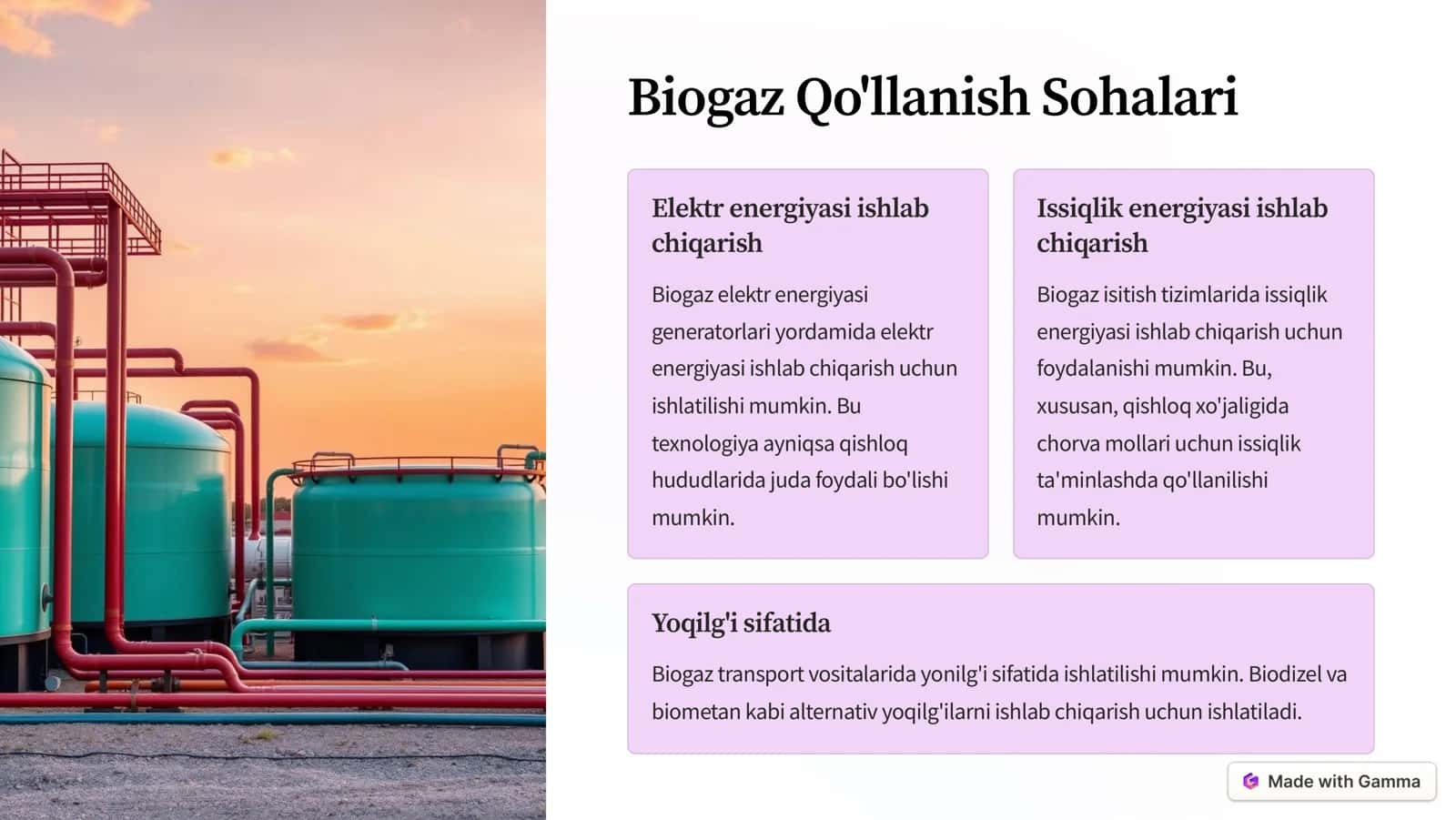 Biogaz Energetik Qurilmalari 3