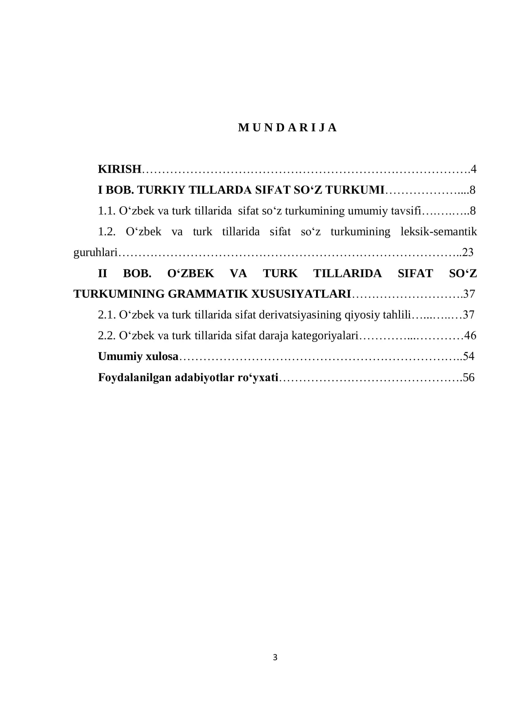O „zbek tili yo „nalishi 15.43- guruh bitiruvchisi 3