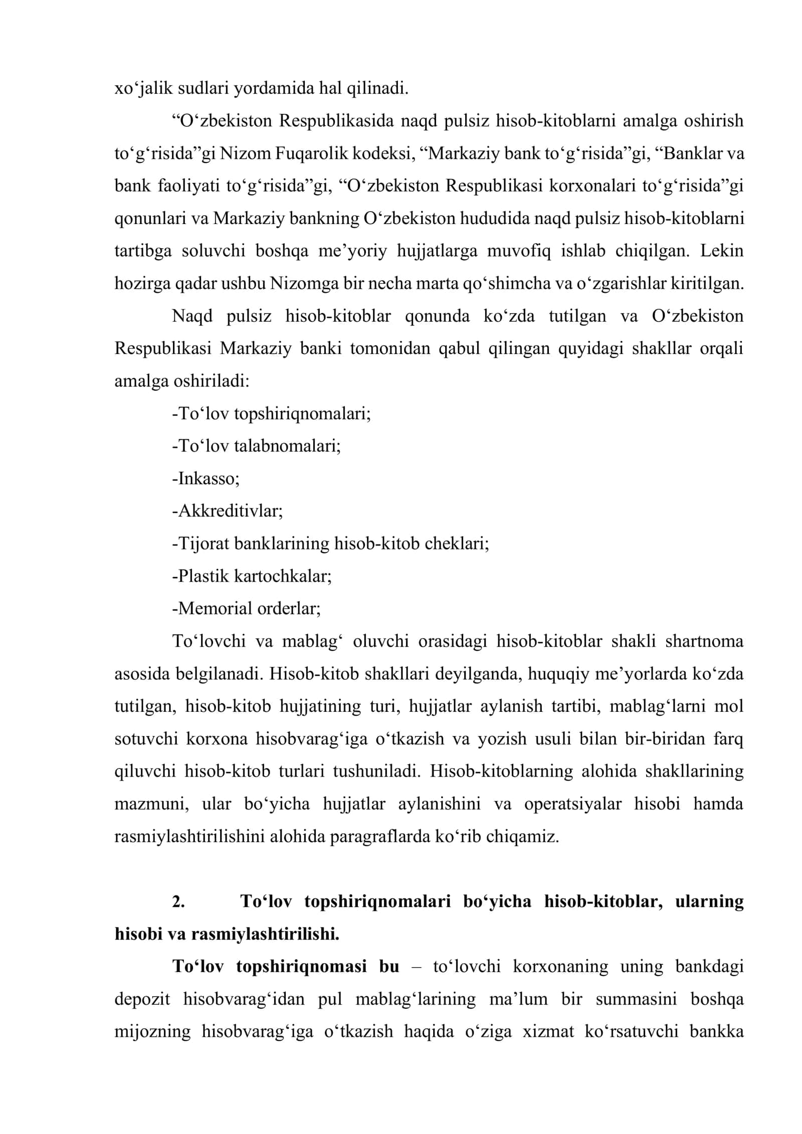 Kirim kassa operatsiyalari bo‘yicha hujjatlar aylanishi, hisobi va nazorati 3