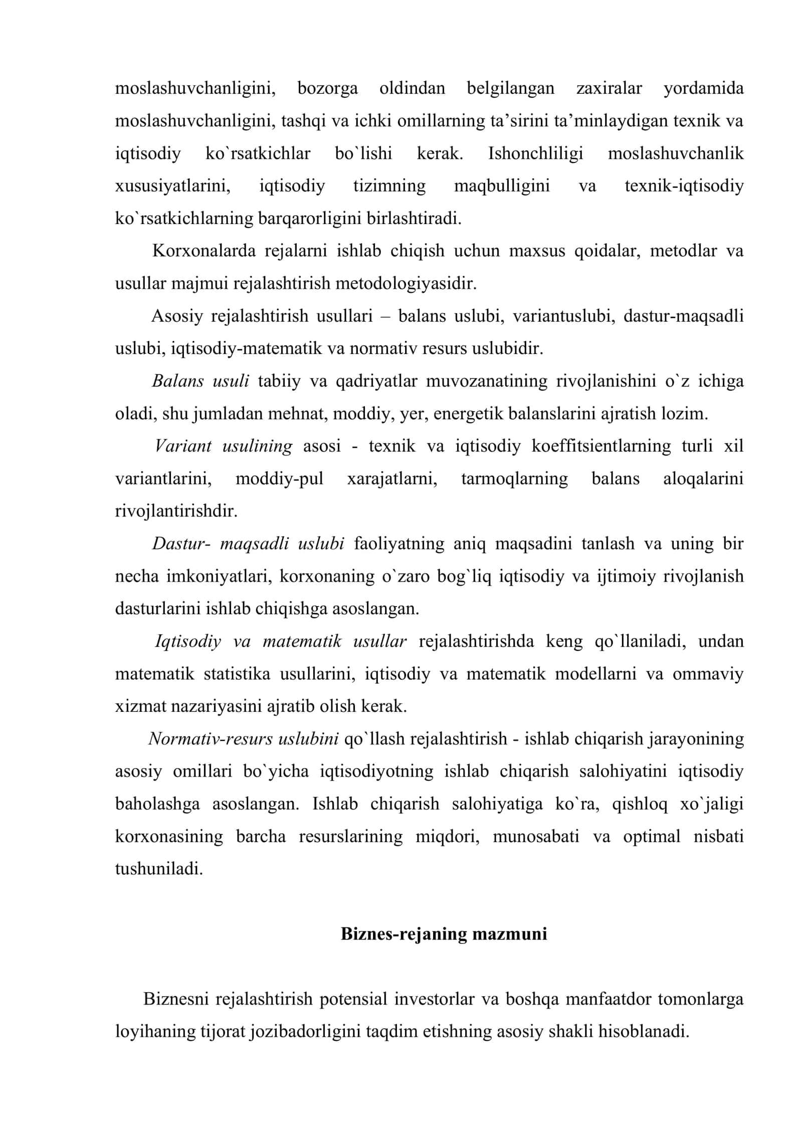 Biznes tuzilmaviy loyihalar (biznes - strukturaviy loyihalar) 3