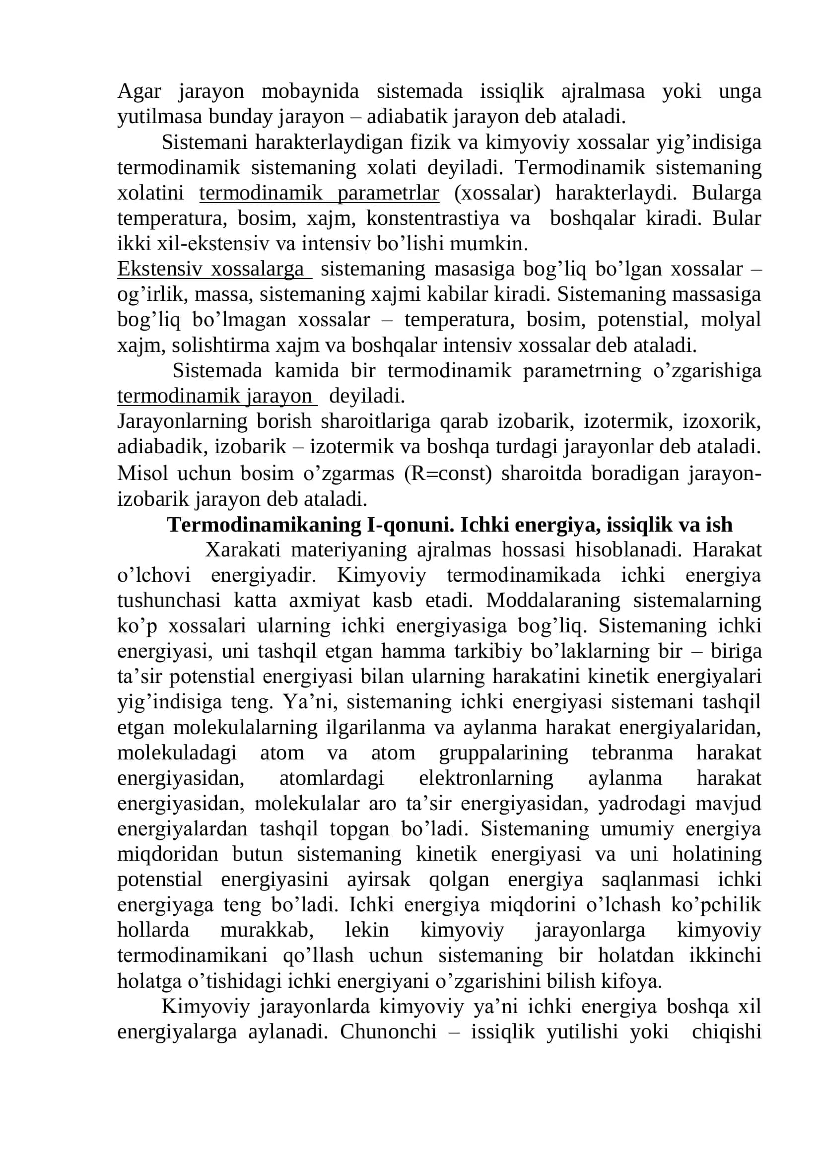 KIMYOVIY TERMODINAMIKA ASOSLARI 3