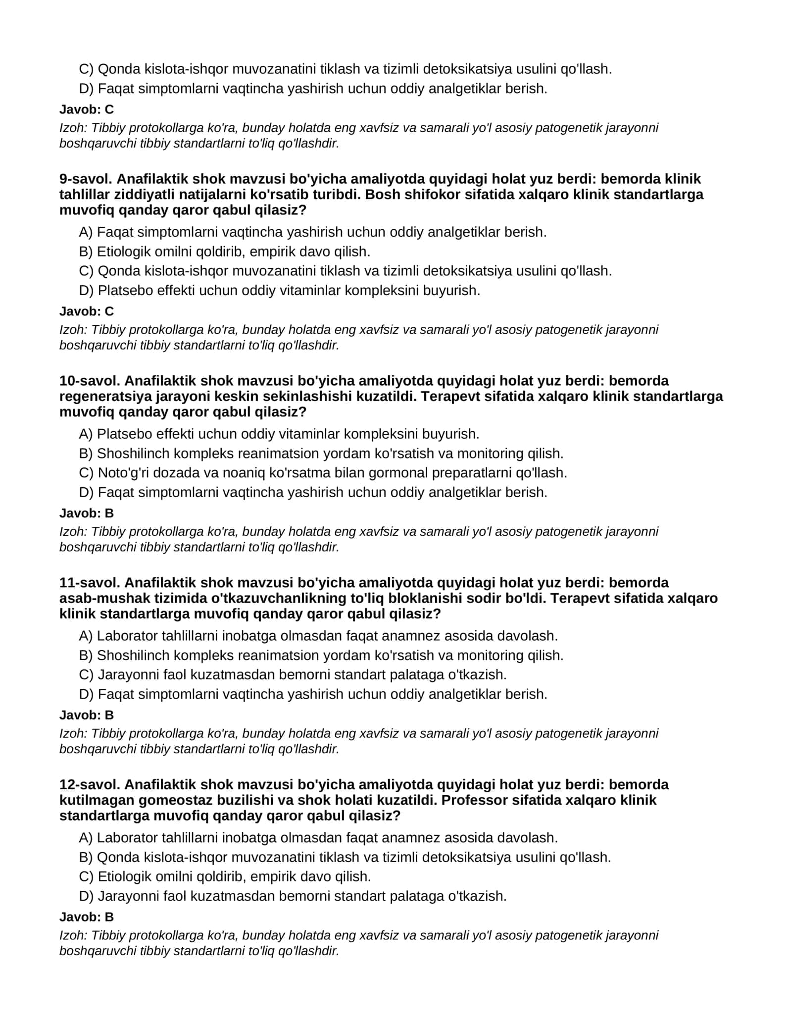 ANAFILAKTIK SHOK - 2-QISM 3