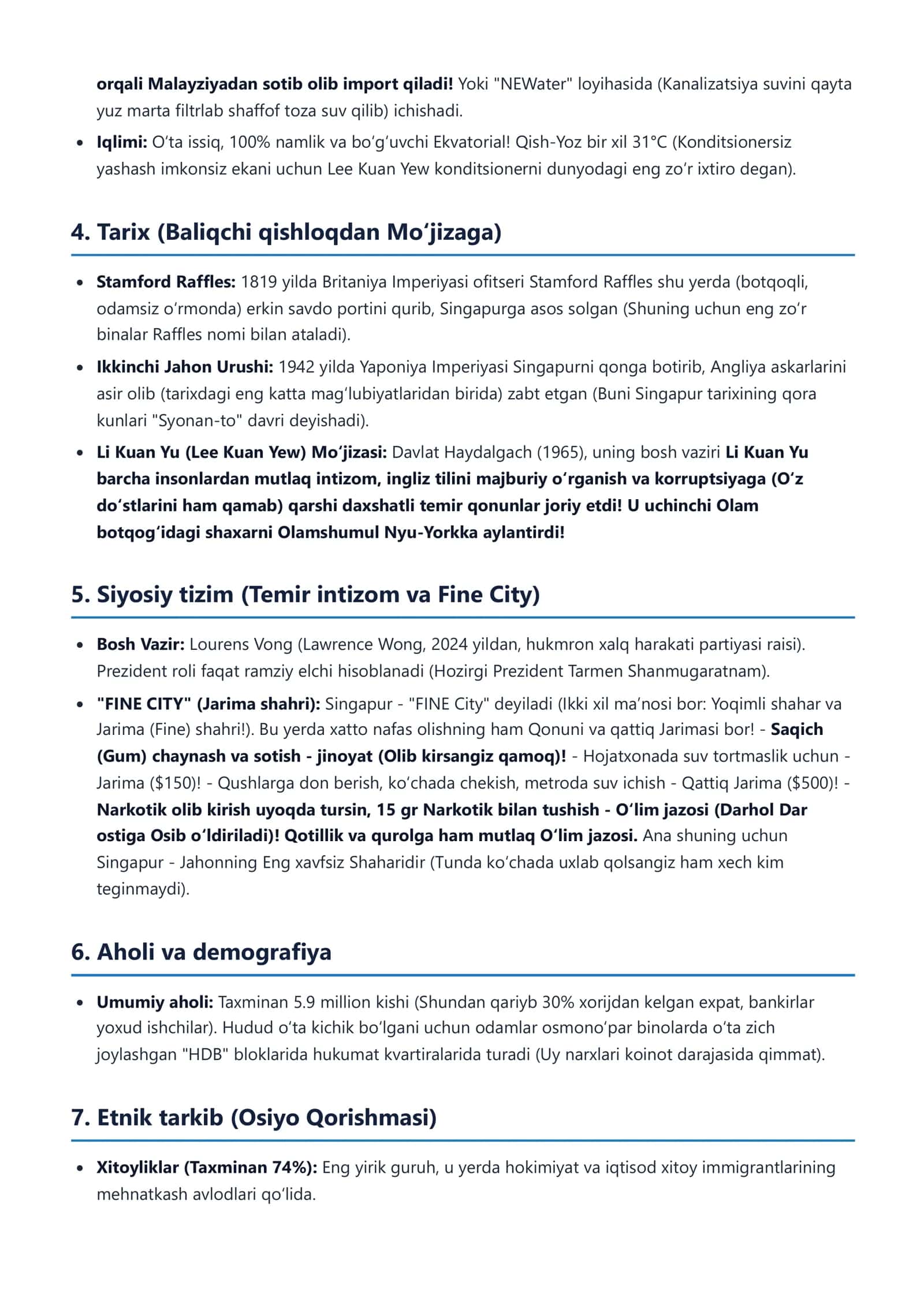 Singapur Respublikasi Mamlakat ensiklopediyasi · № 156 3