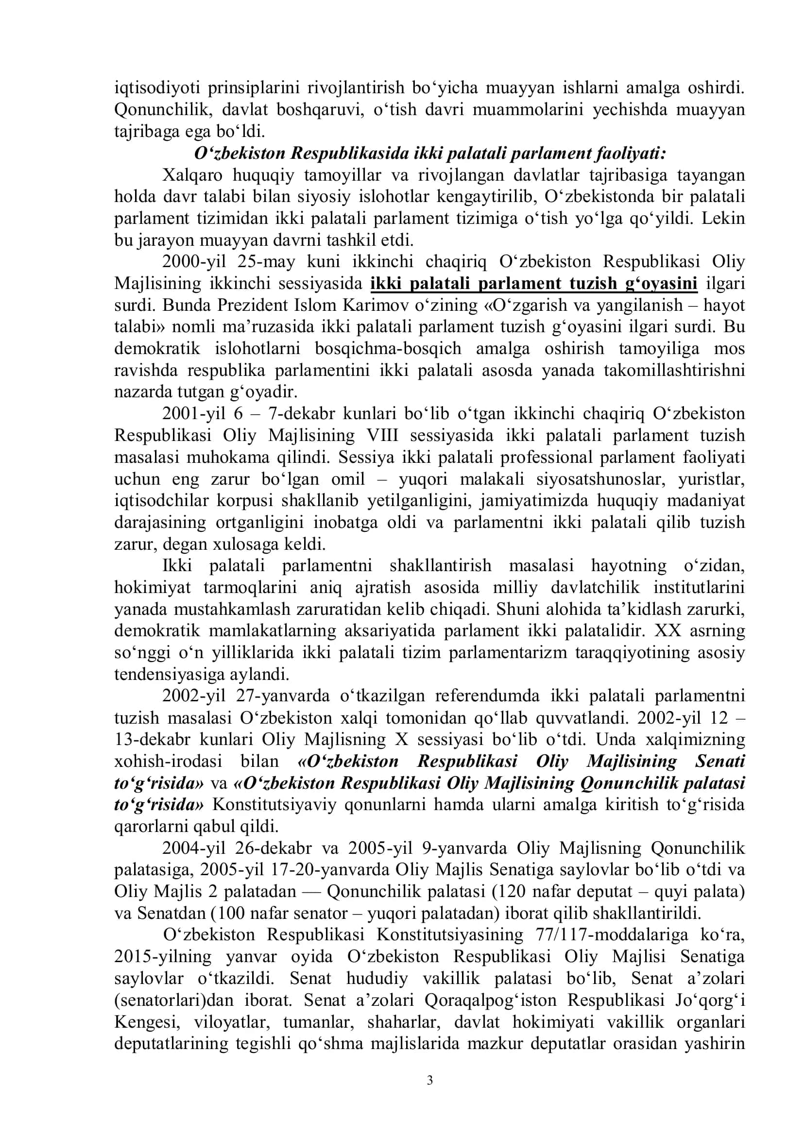 O‘zbekistonda demokratik va fuqarolik jamiyati asoslarining shakllanishi 3