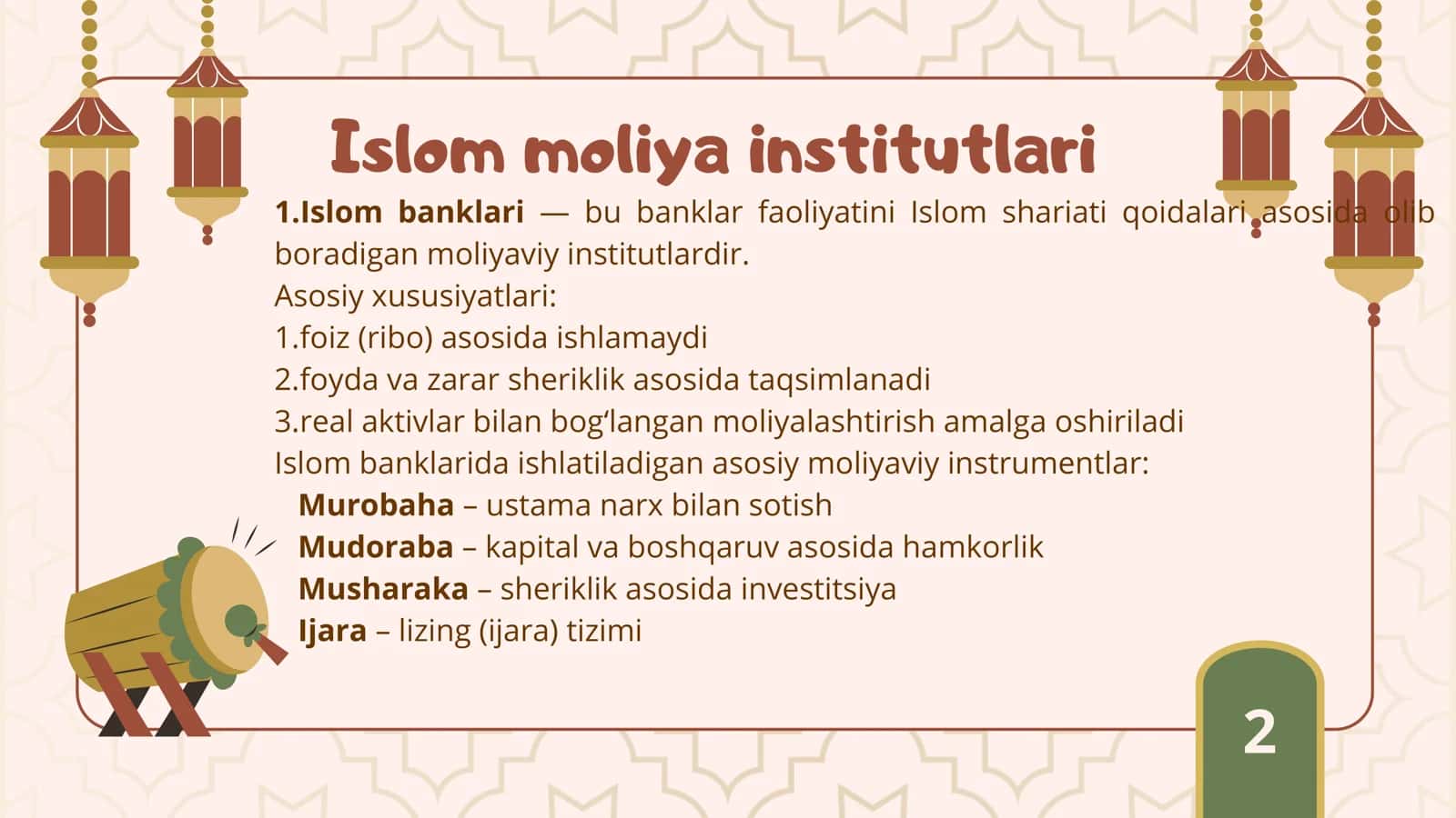 islom moliyasi va moliya institutlari 3
